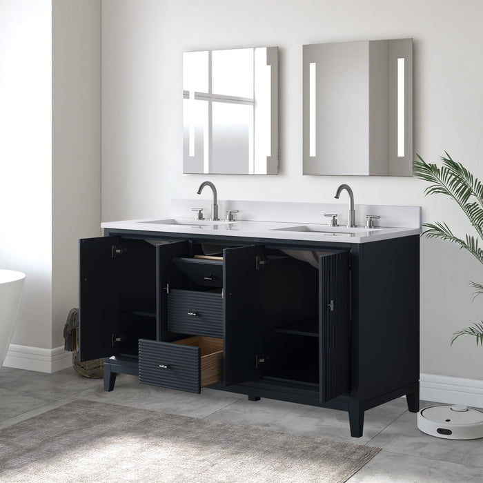 Linear Vintage Spruce Blue / Brushed Nickel