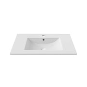 Glossy White / 1-Hole / Center