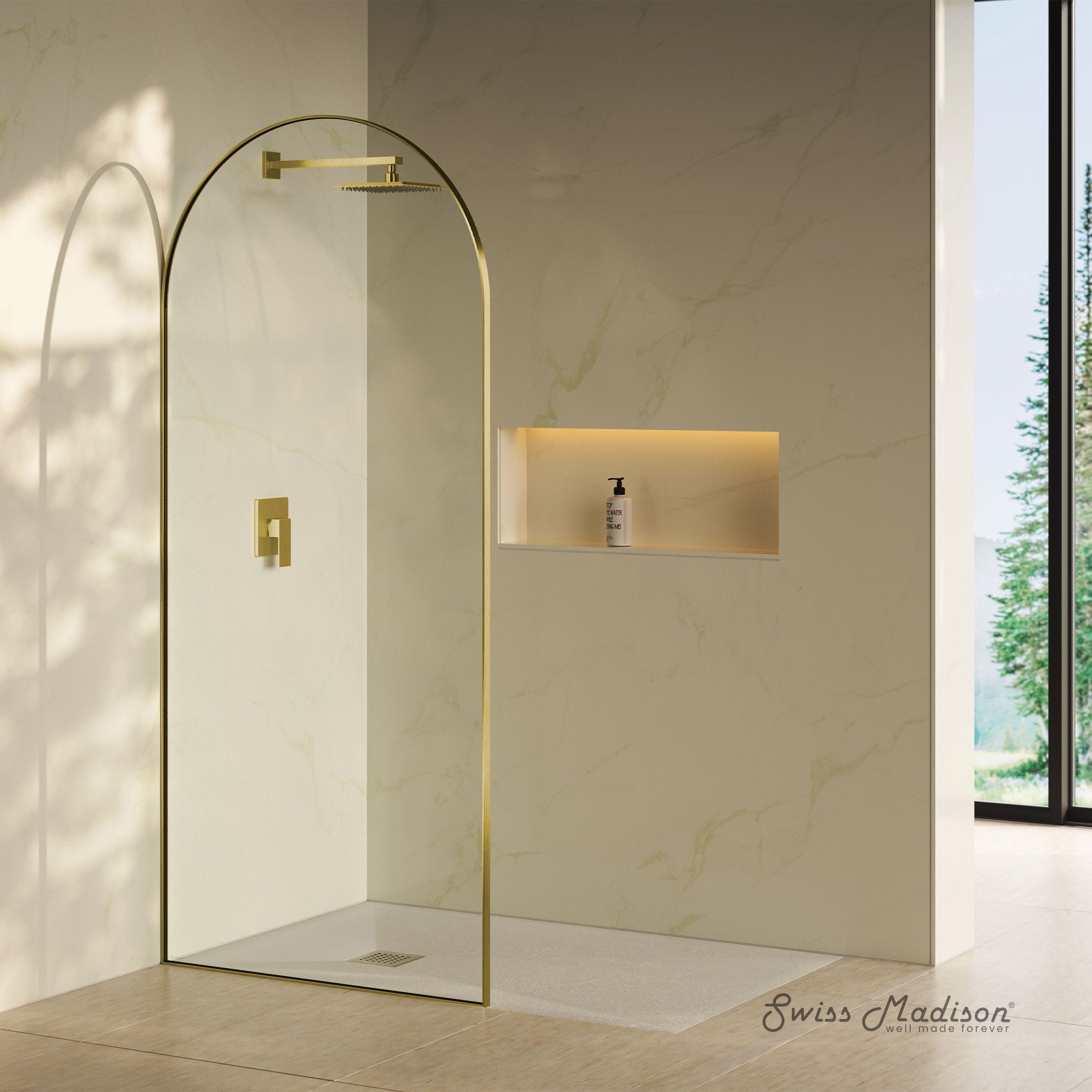 Brushed Gold / Shower Door