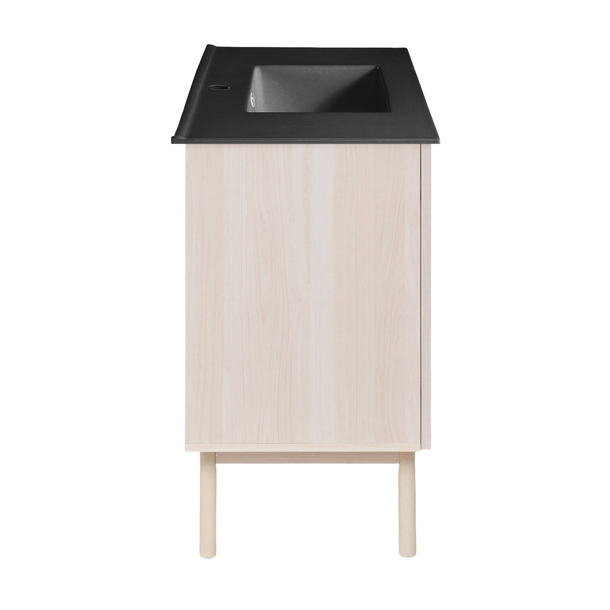 White Oak / Black / 1-Hole
