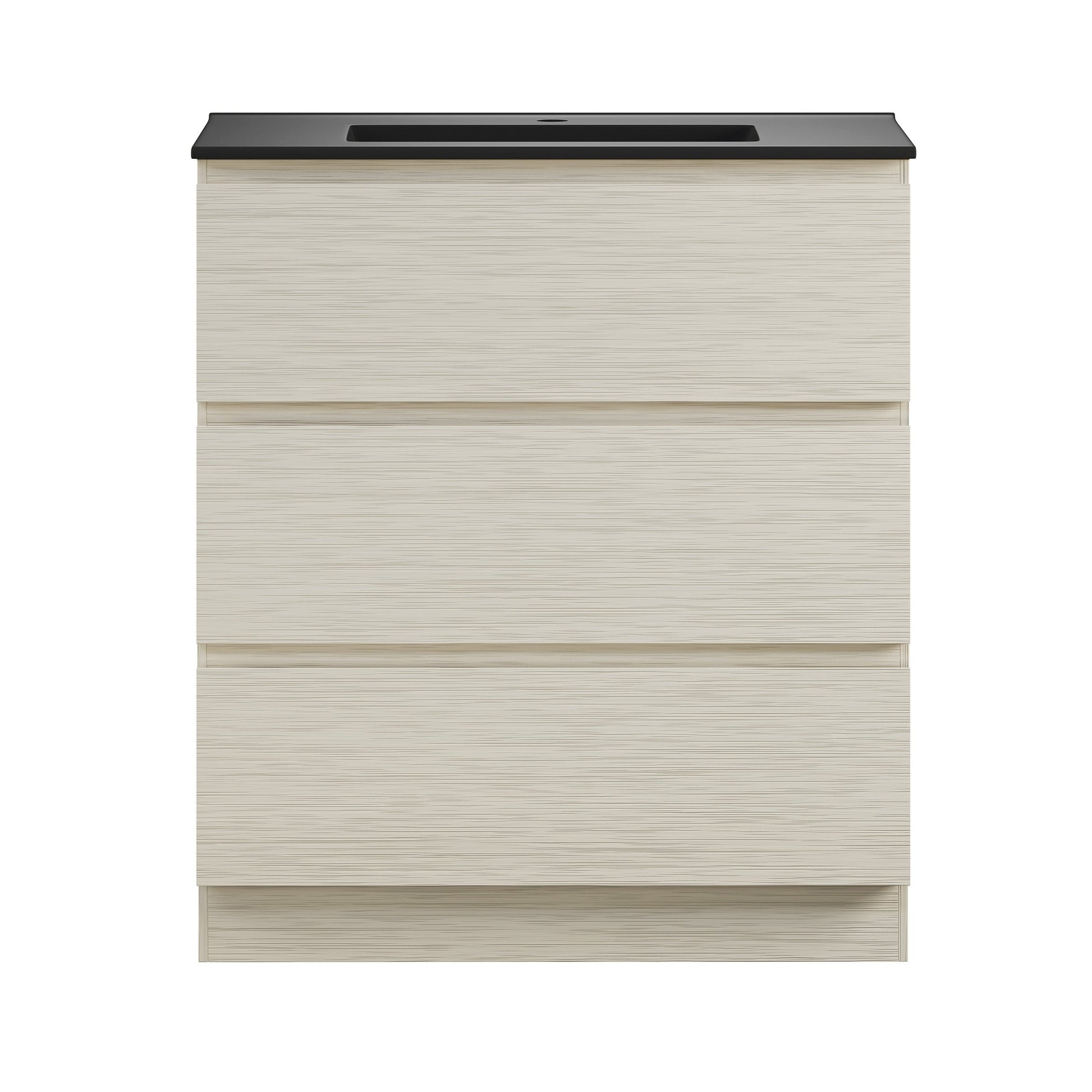 White Oak / Matte Black / 1-Hole