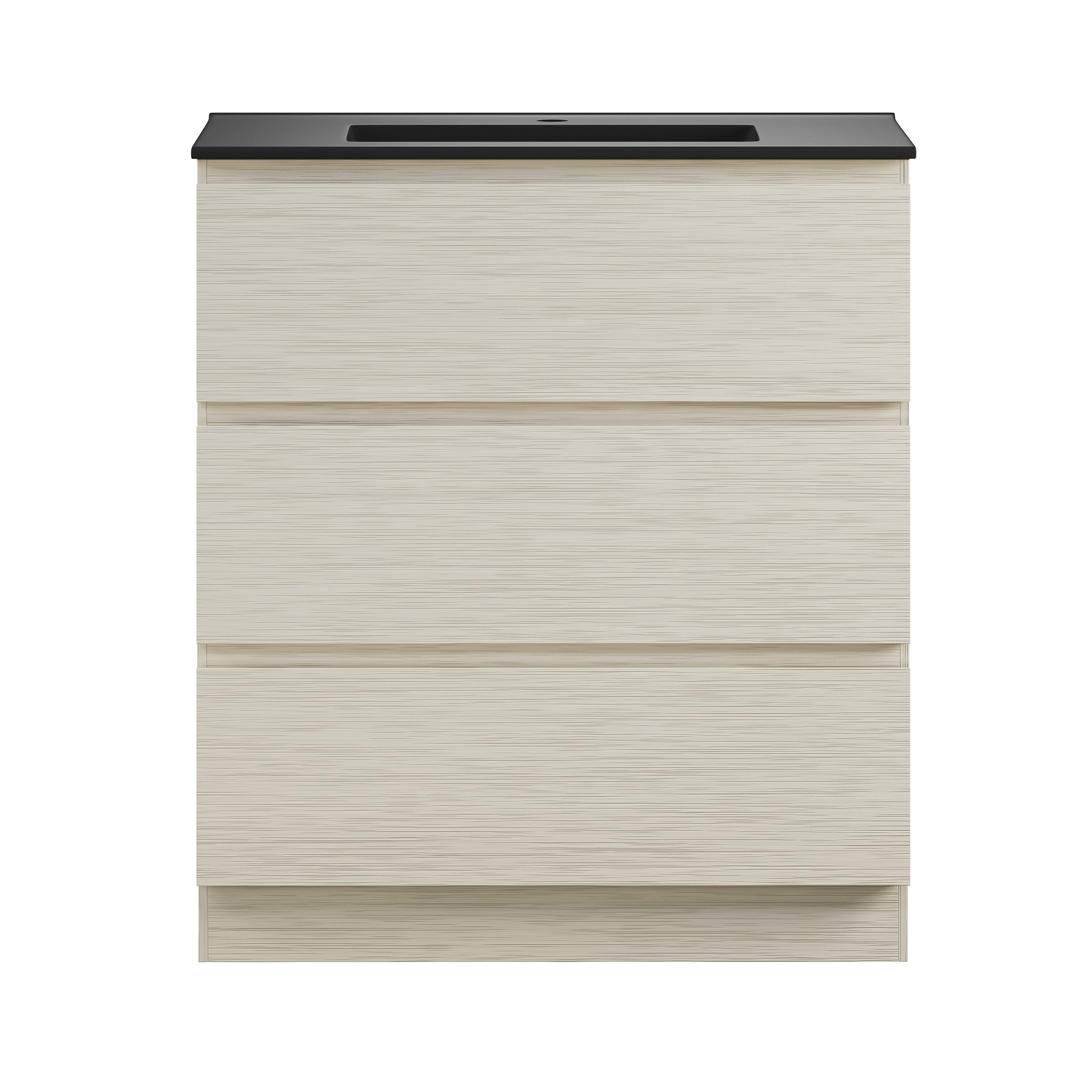 White Oak / Matte Black / 1-Hole