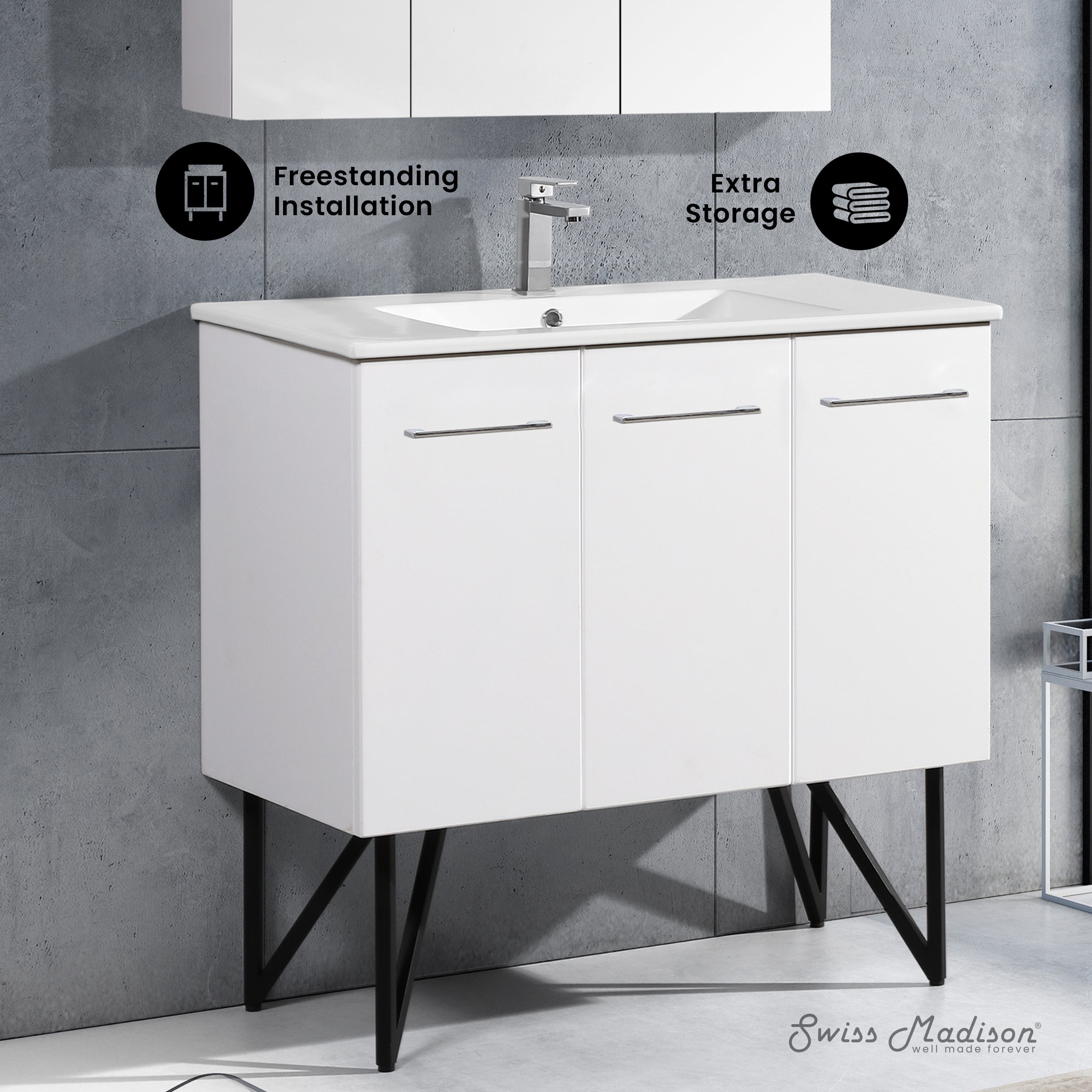 White / White / 1-Hole