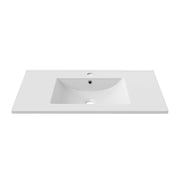 Glossy White / 1-Hole / Center
