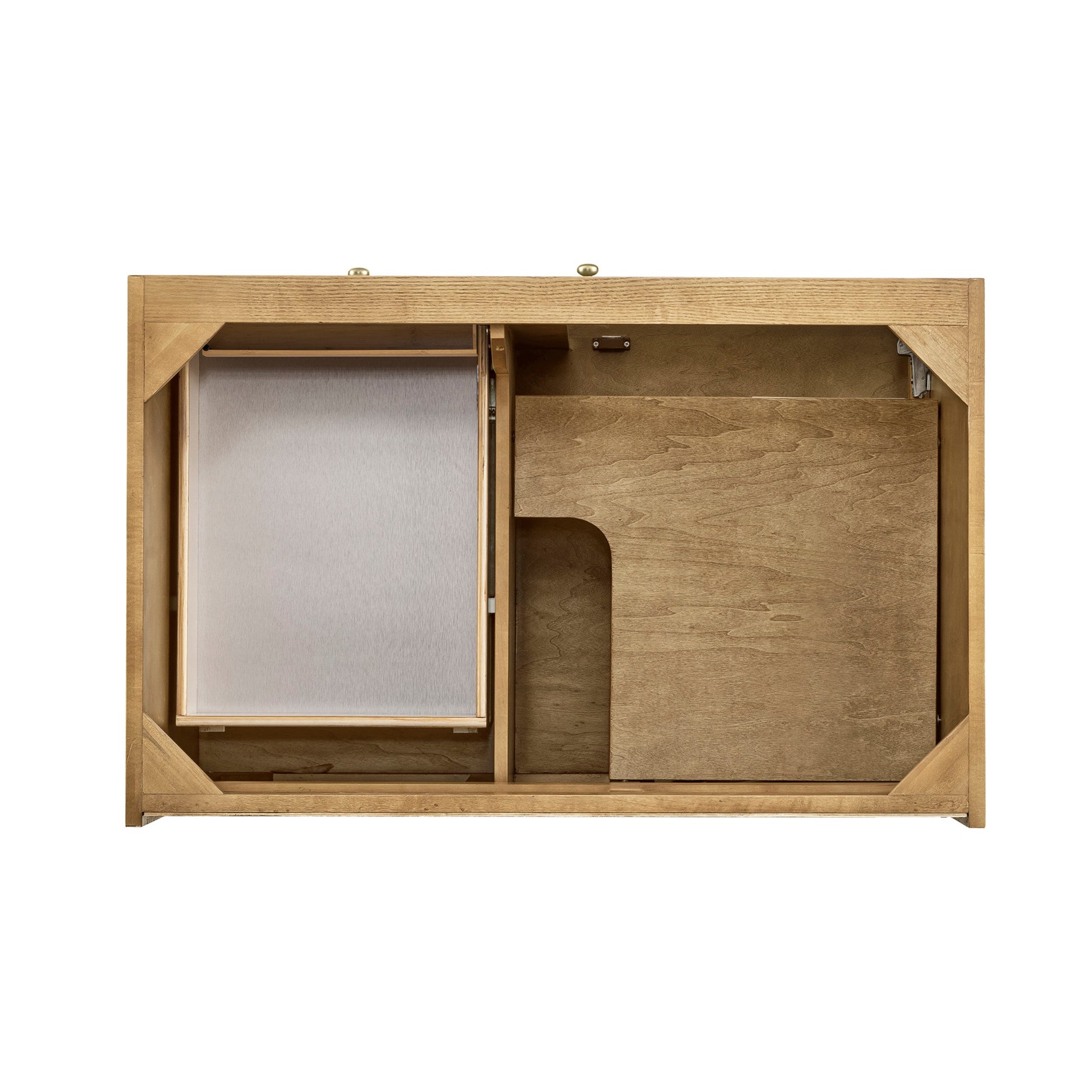 Light Natural Oak / White Zeus - 3 Faucet Holes