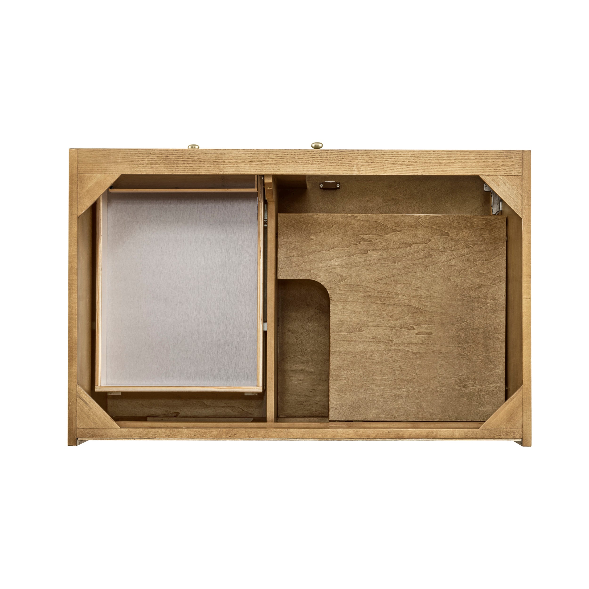 Light Natural Oak / White Zeus - 3 Faucet Holes