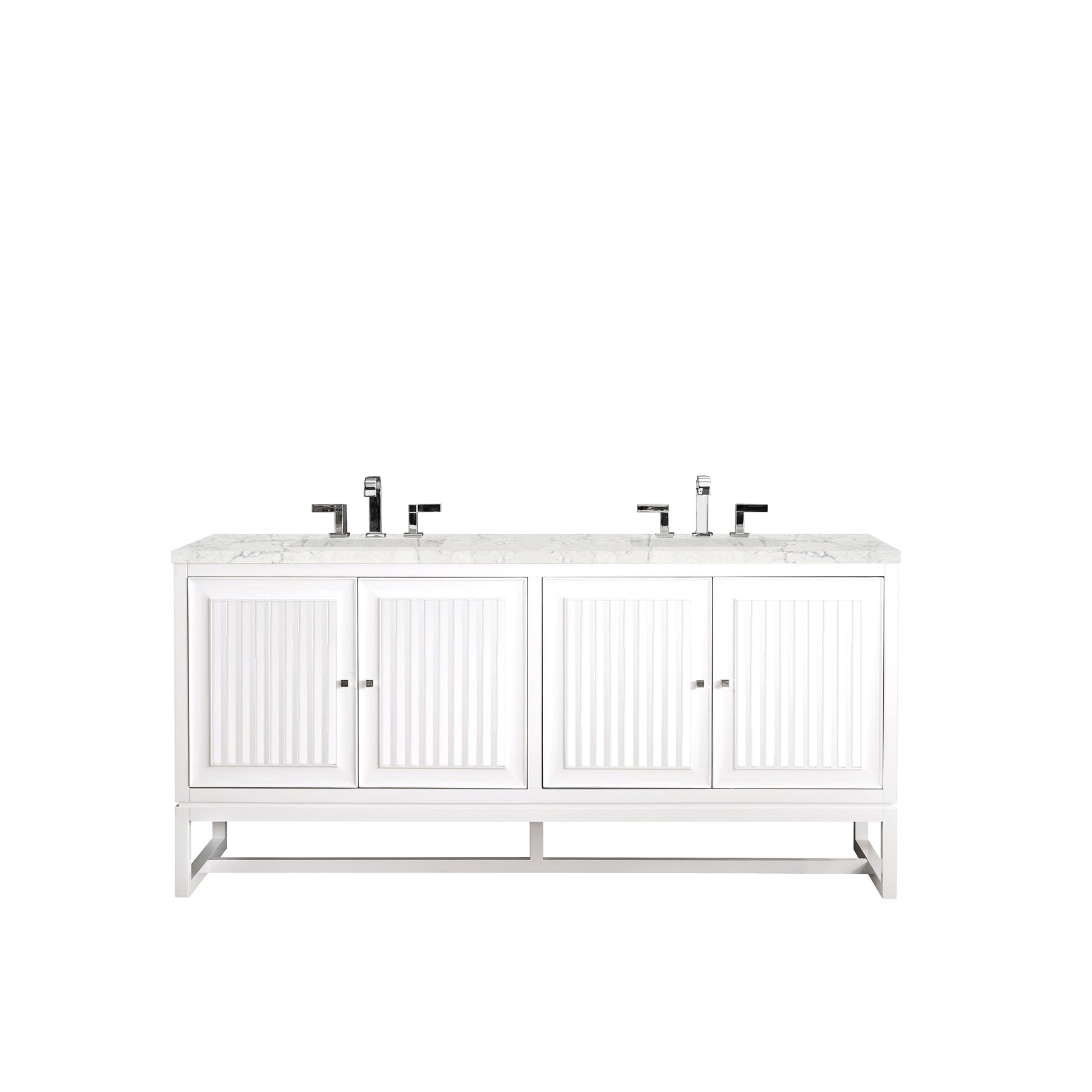 Glossy White / Eternal Jasmine Pearl - 3 Faucet Holes