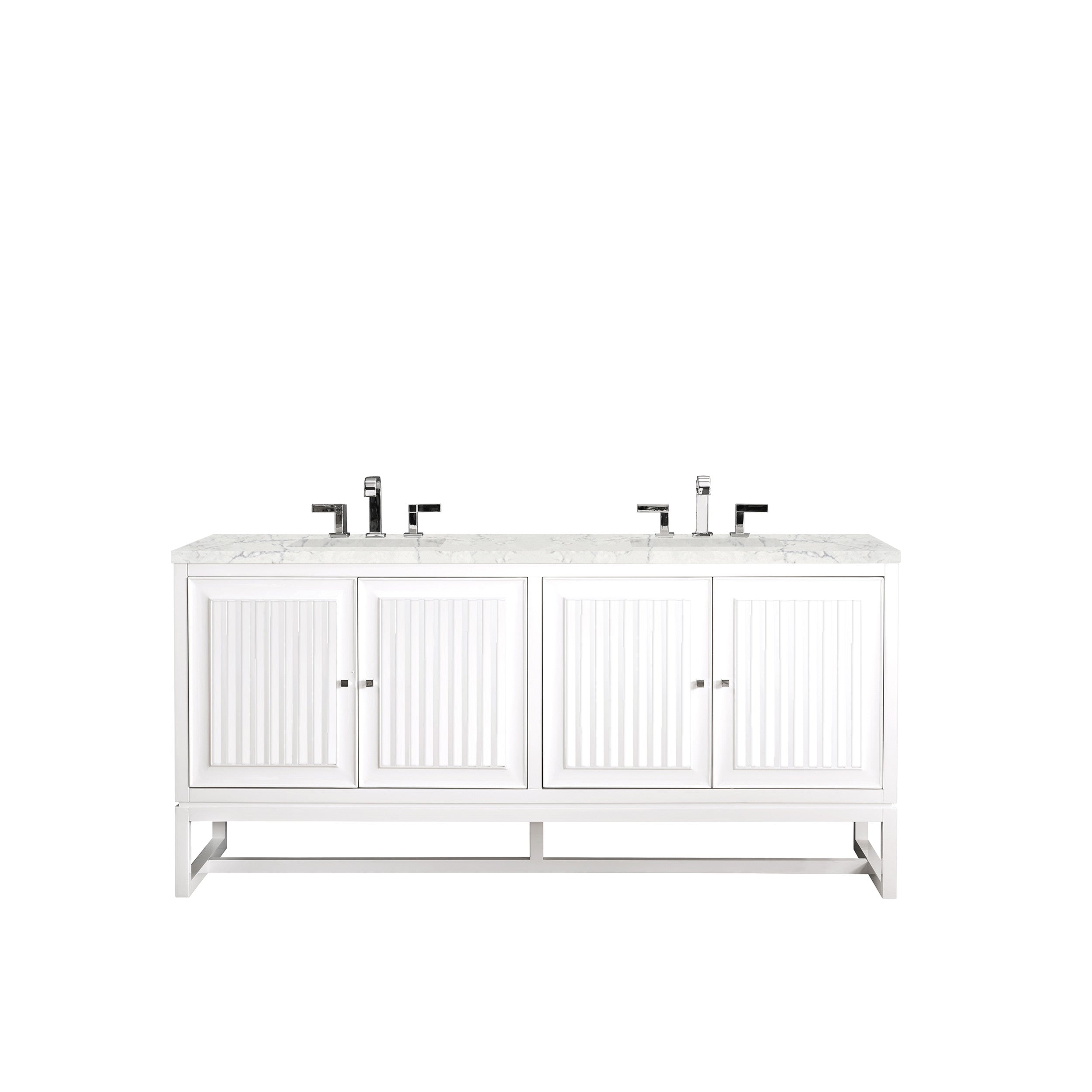 Glossy White / Eternal Jasmine Pearl - 3 Faucet Holes