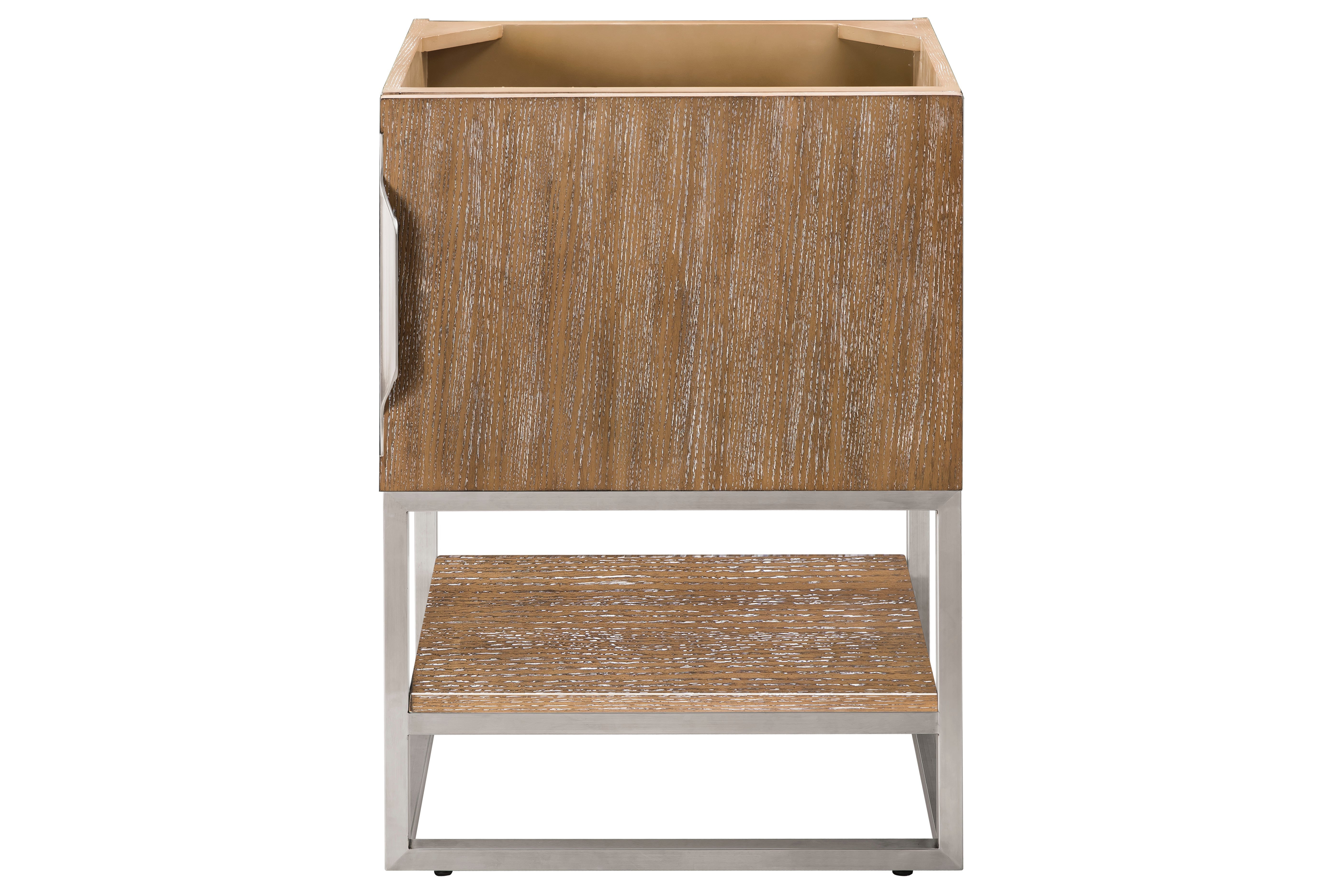 Latte Oak / Brushed Nickel - 1 Faucet Hole