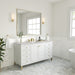 Glossy White / Eternal Jasmine Pearl - 3 Faucet Holes