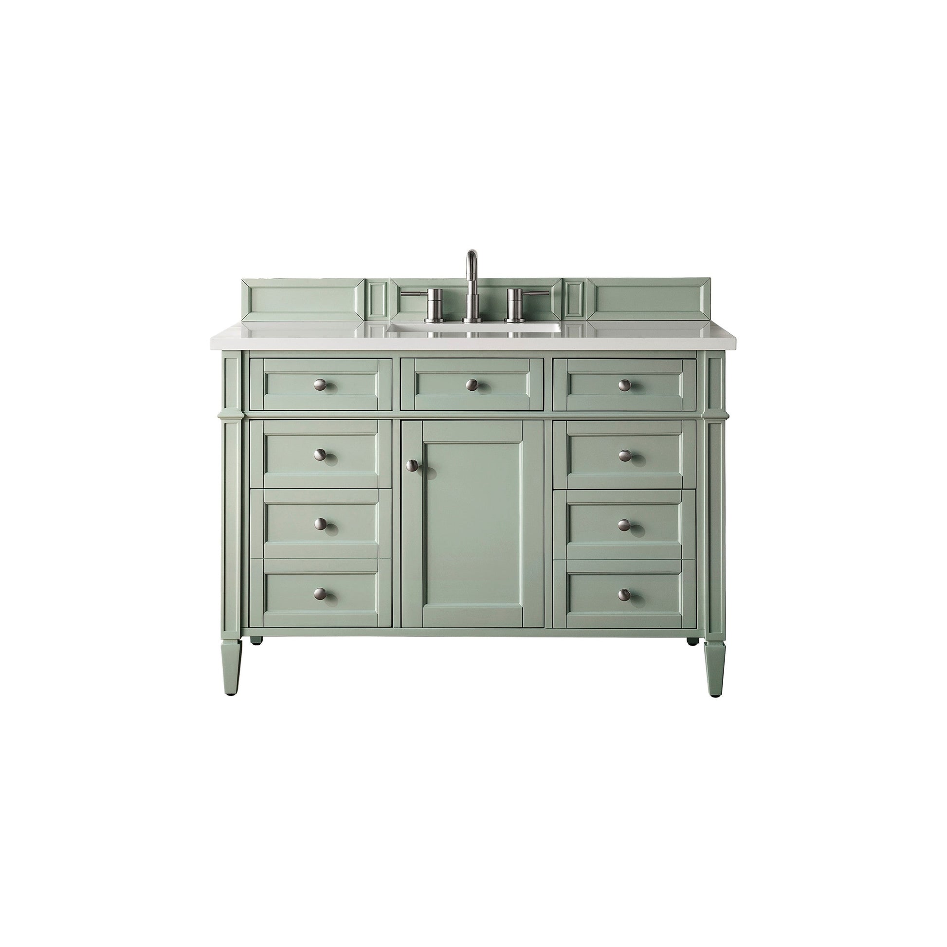 Sage Green / White Zeus - 3 Faucet Holes
