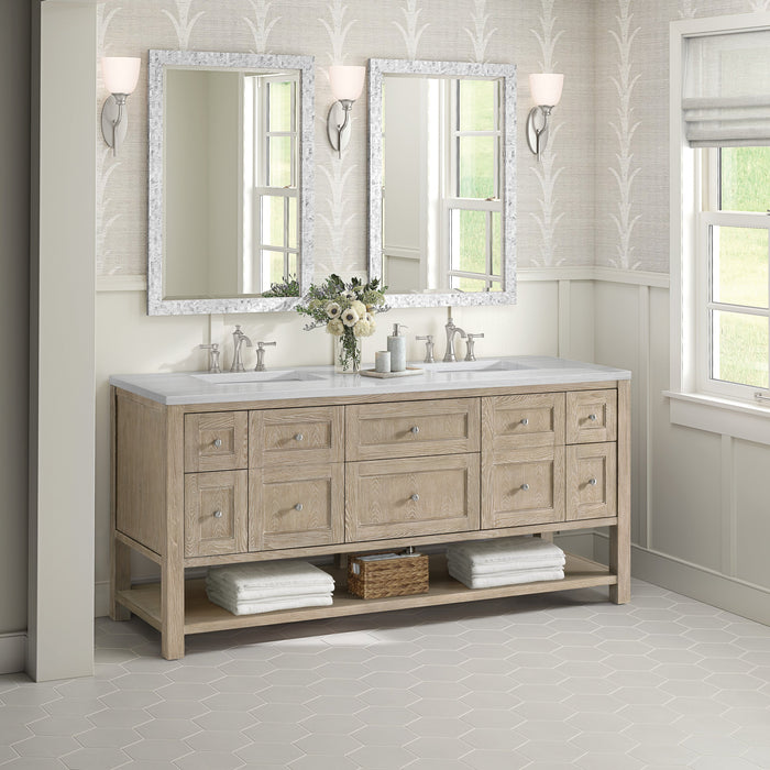 Whitewashed Oak / Arctic Fall - 3 Faucet Holes
