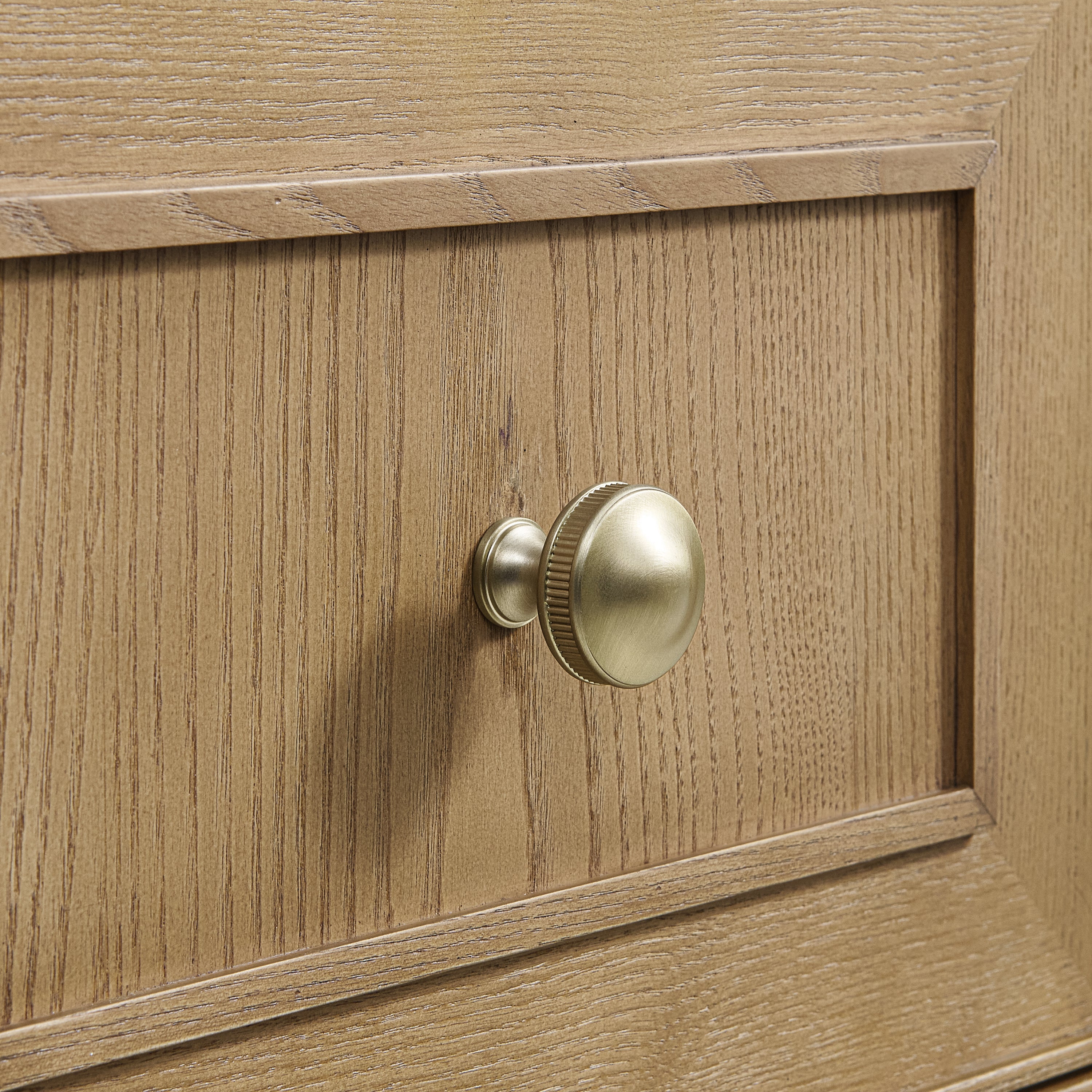 Light Natural Oak / Victorian Silver - 3 Faucet Holes