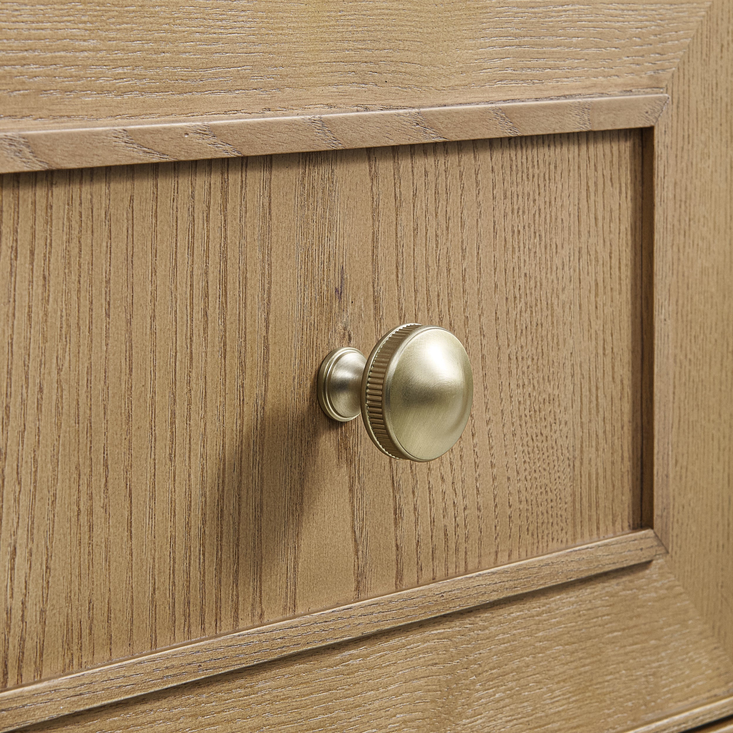 Light Natural Oak / White Zeus - 3 Faucet Holes