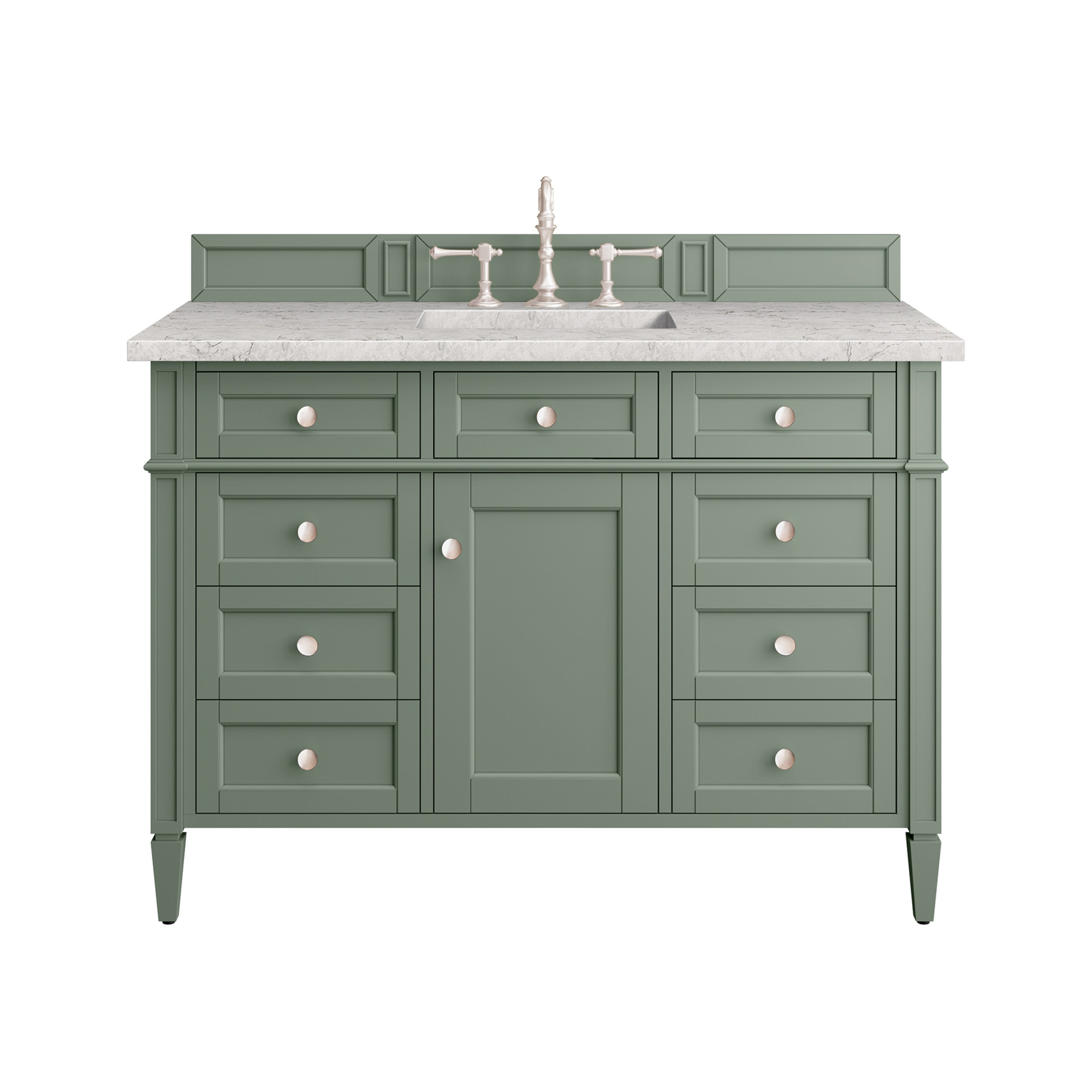 Smokey Celadon / Eternal Jasmine Pearl - 3 Faucet Holes