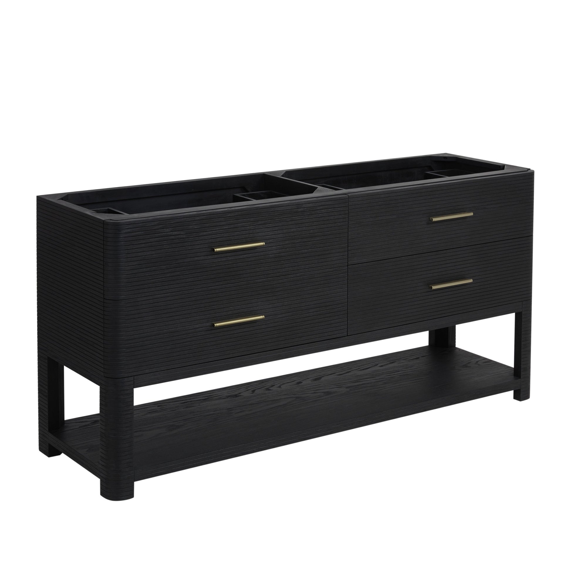 Carbon Oak / No Countertop