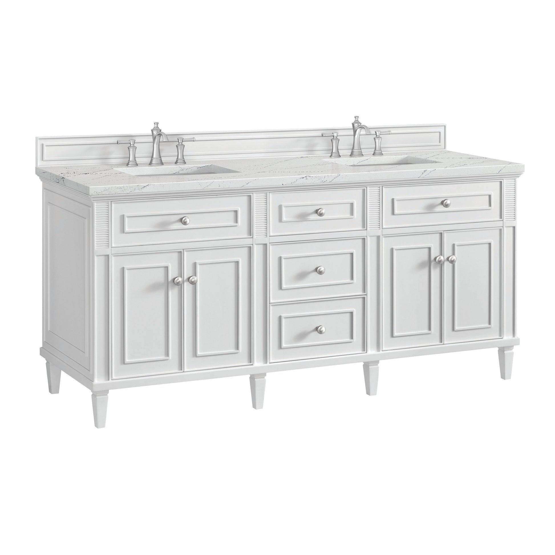 Bright White / Ethereal Noctis - 3 Faucet Holes