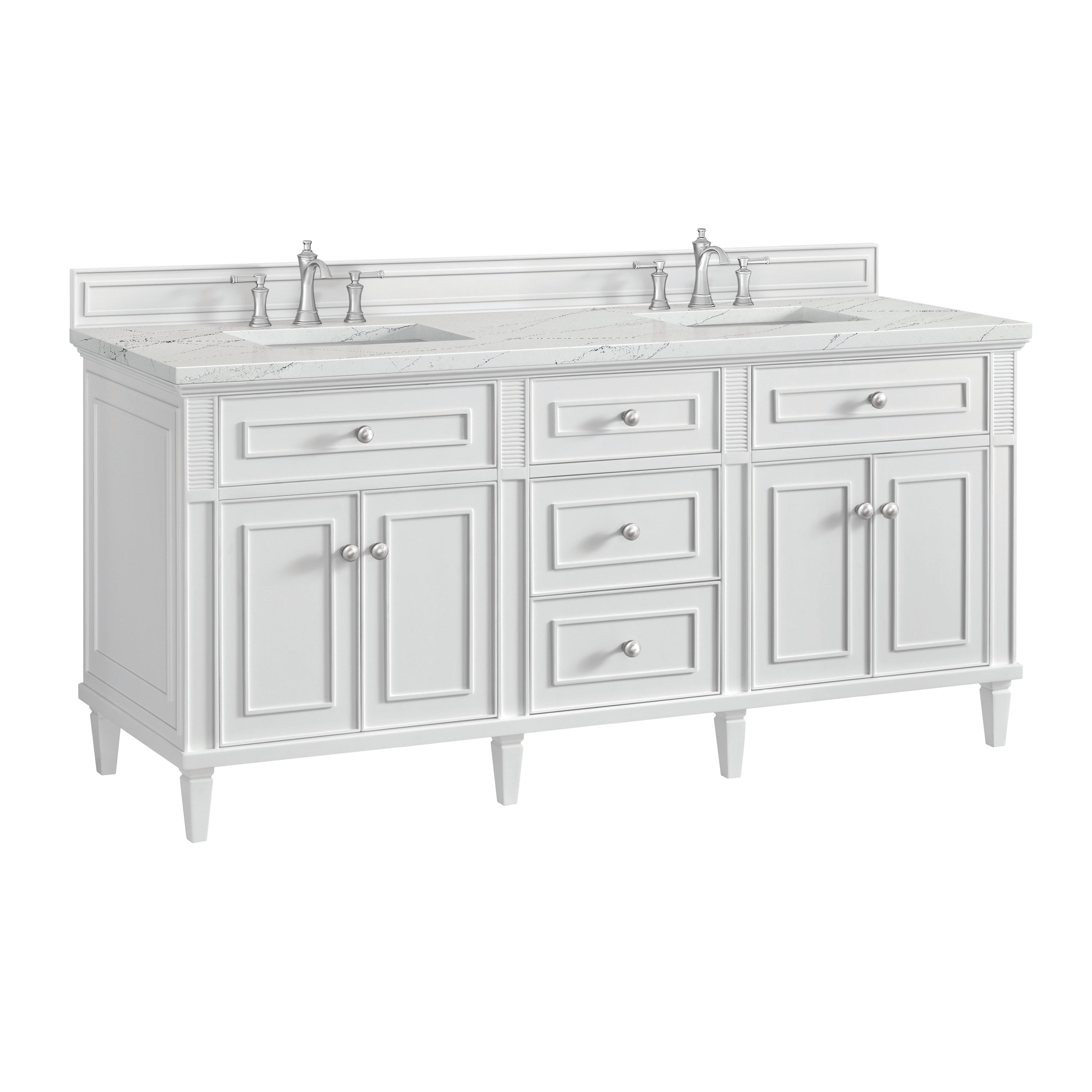 Bright White / Ethereal Noctis - 3 Faucet Holes