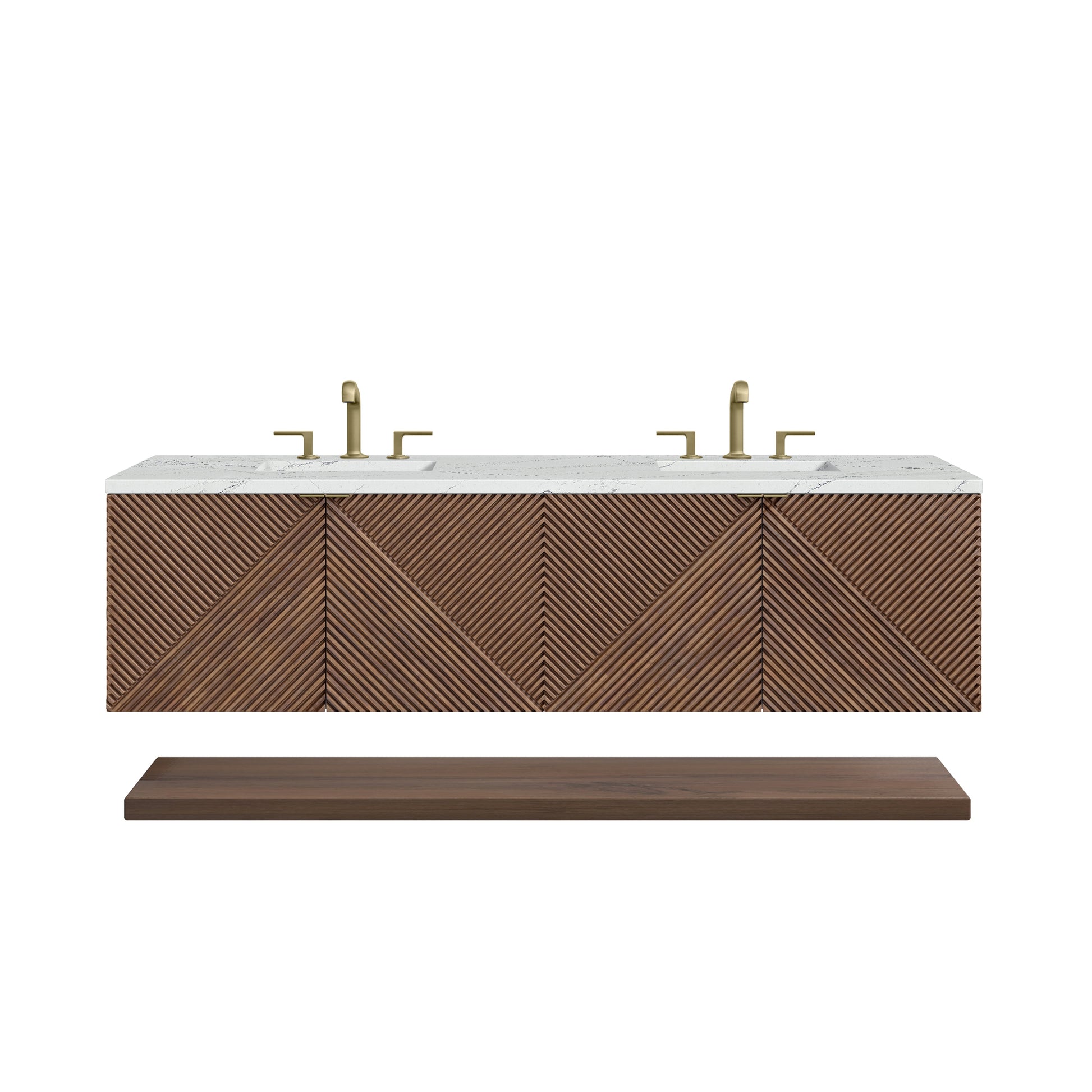 Chestnut / Ethereal Noctis - 3 Faucet Holes