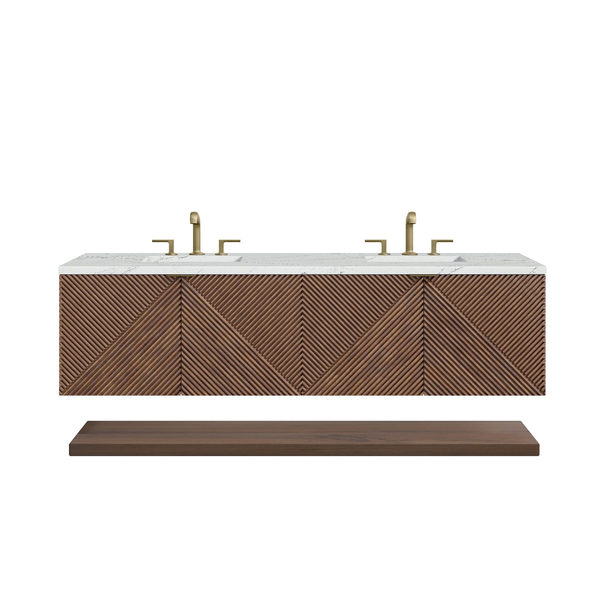 Chestnut / Ethereal Noctis - 3 Faucet Holes