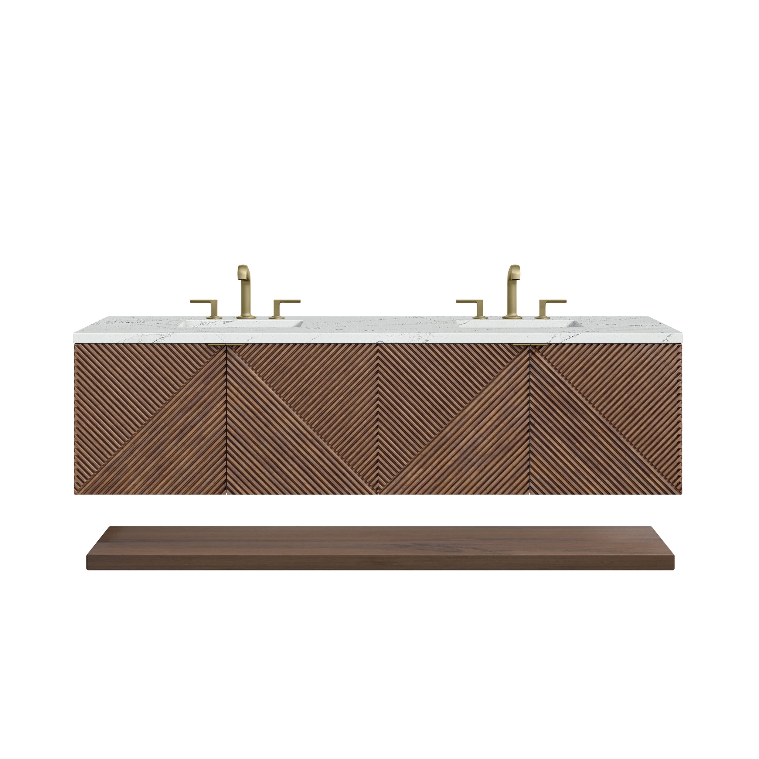 Chestnut / Ethereal Noctis - 3 Faucet Holes