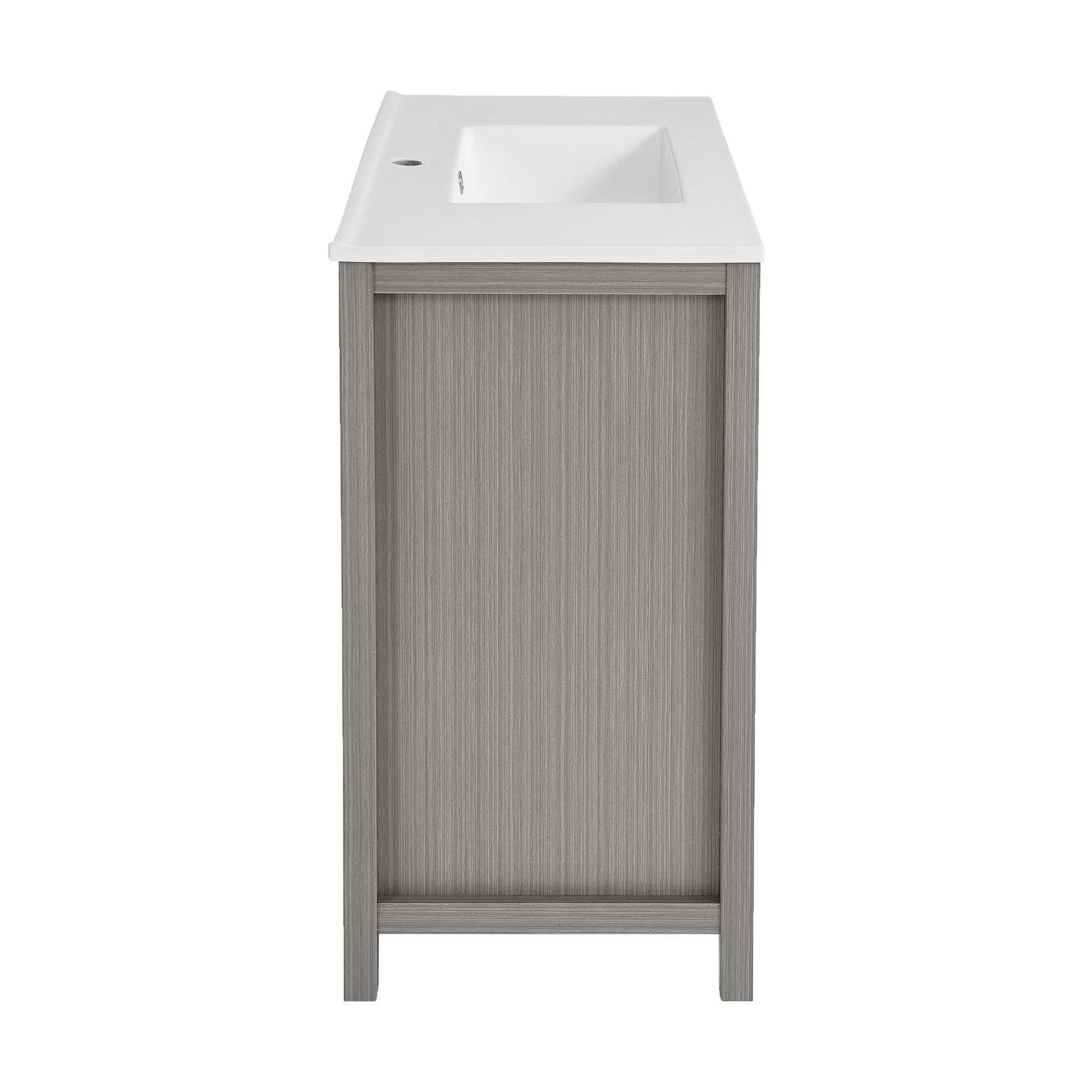Carbon Gray / White / 1-Hole