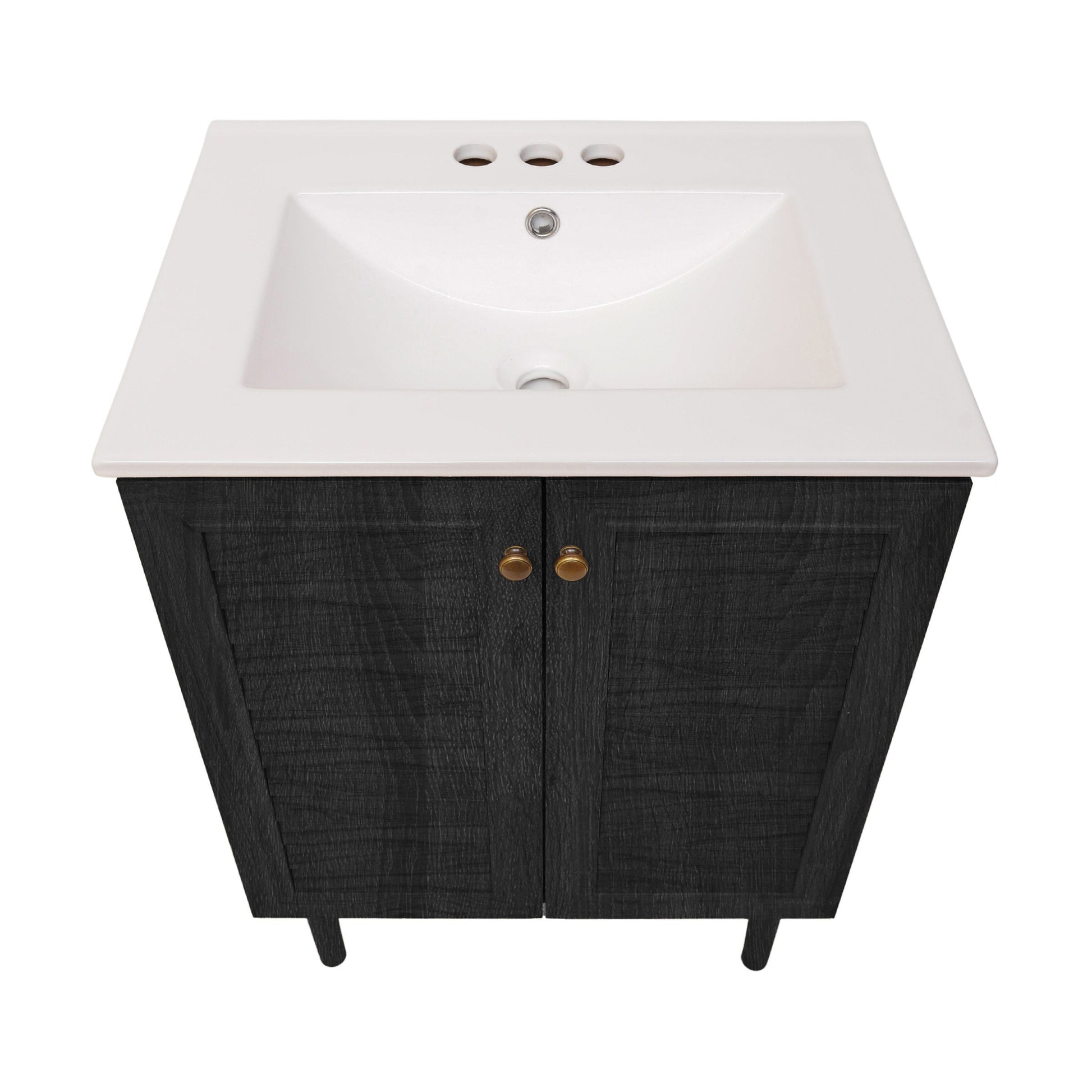 Black Oak / Black / 3-Hole Center