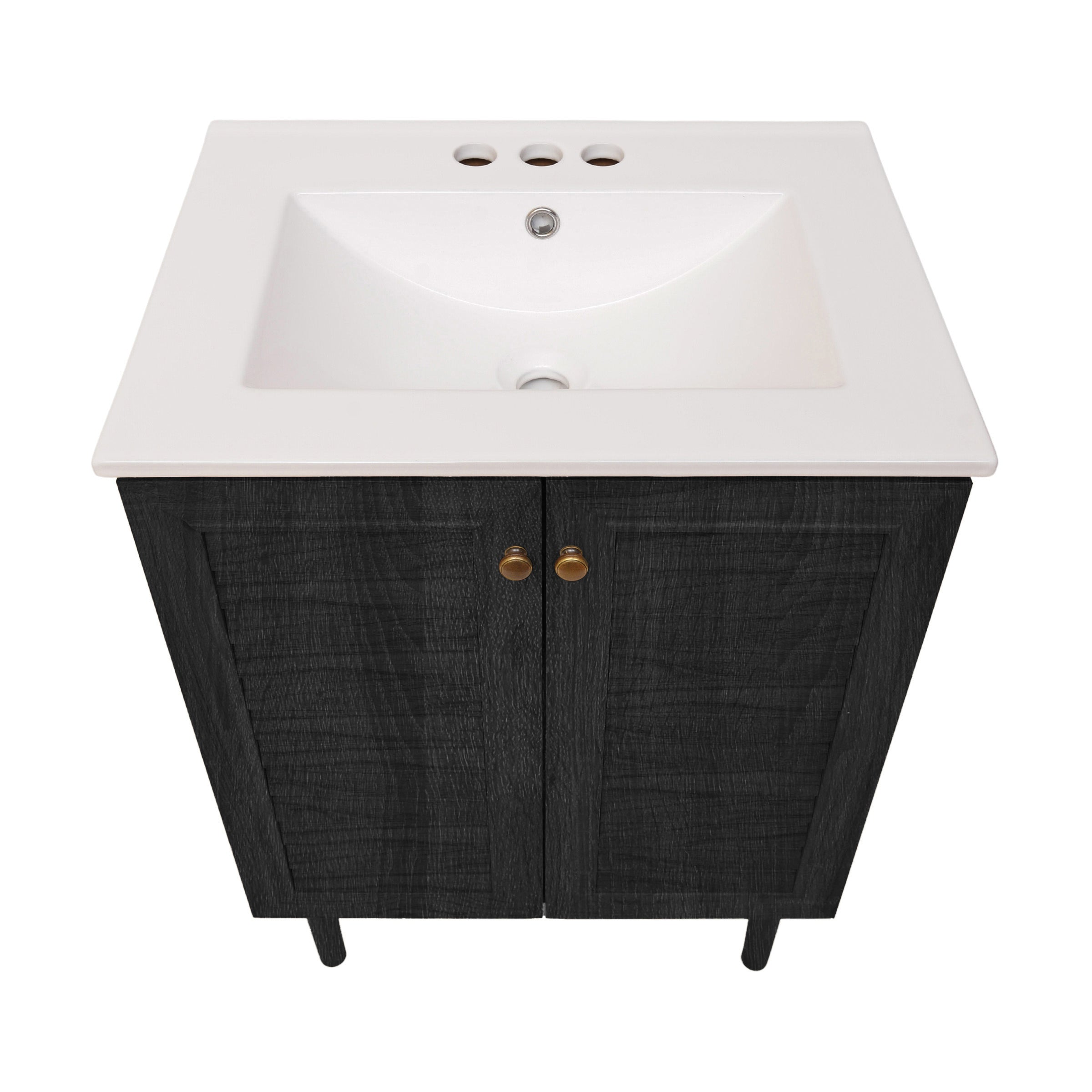 Black Oak / Black / 3-Hole Center