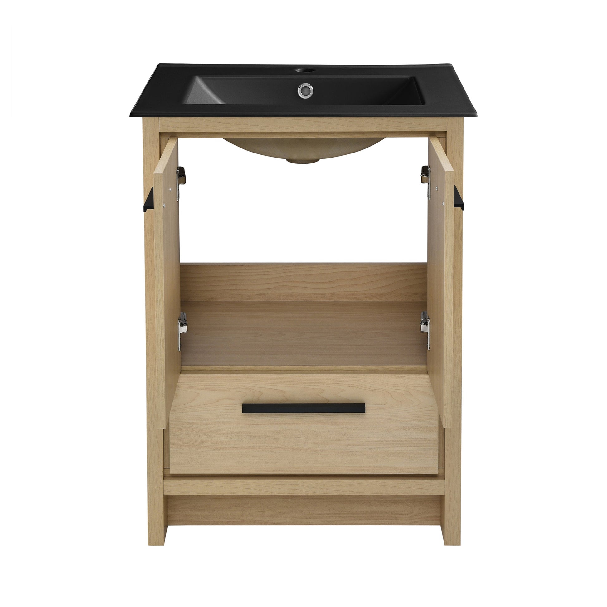 Natural Oak / Matte Black / 1-Hole