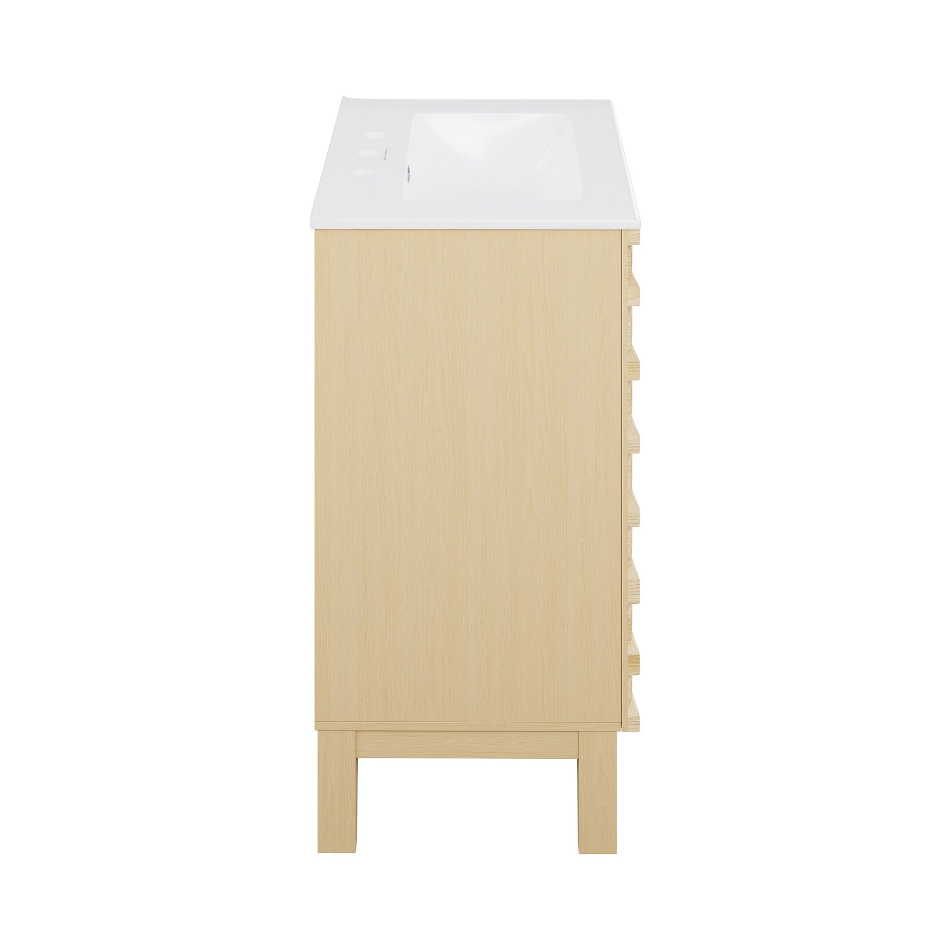 Natural Oak / White / 3-Hole
