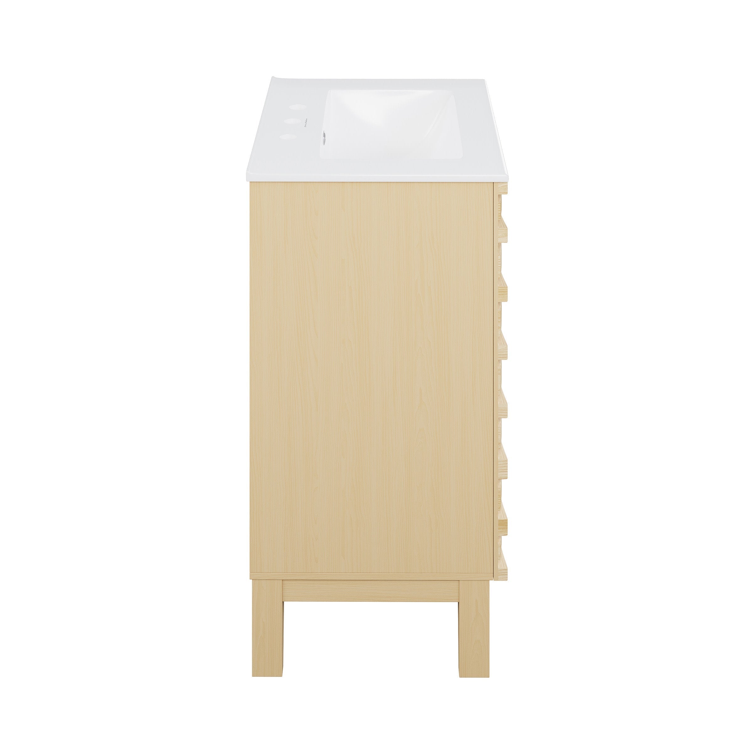 Natural Oak / White / 3-Hole