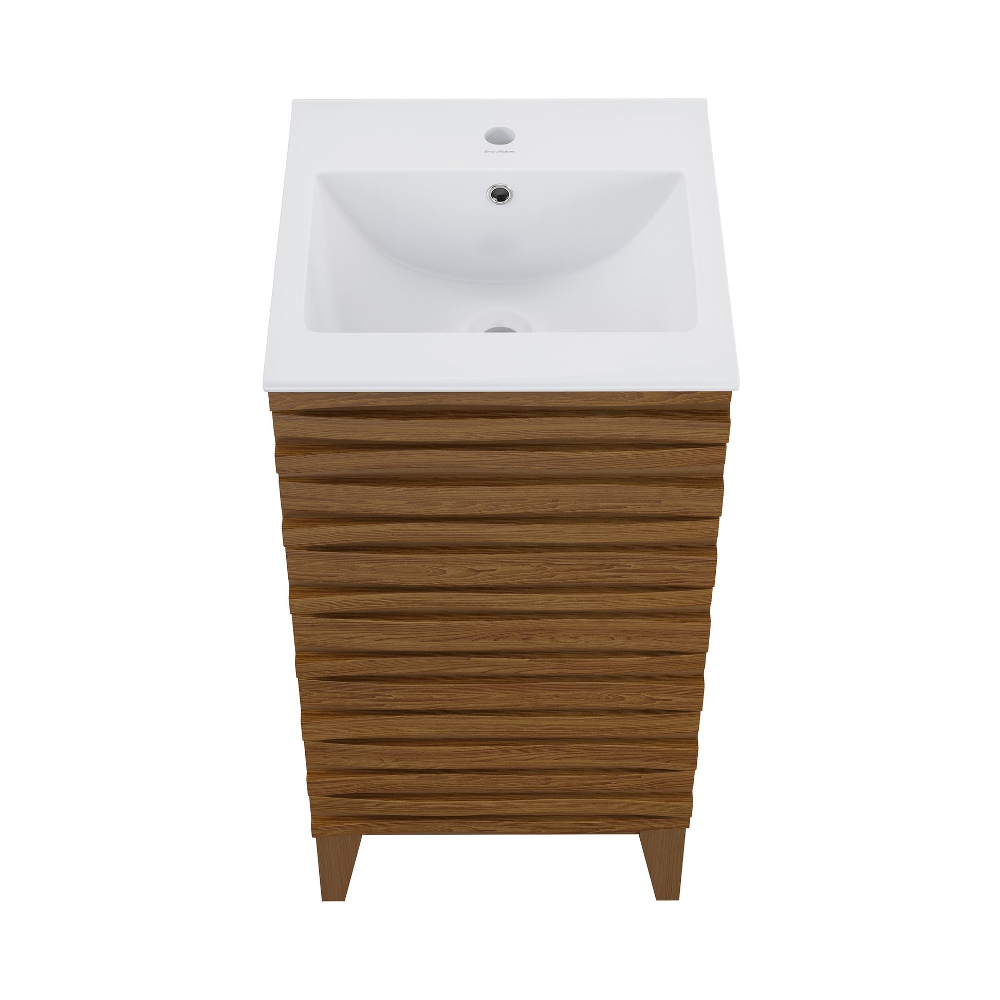 Brown Oak / White