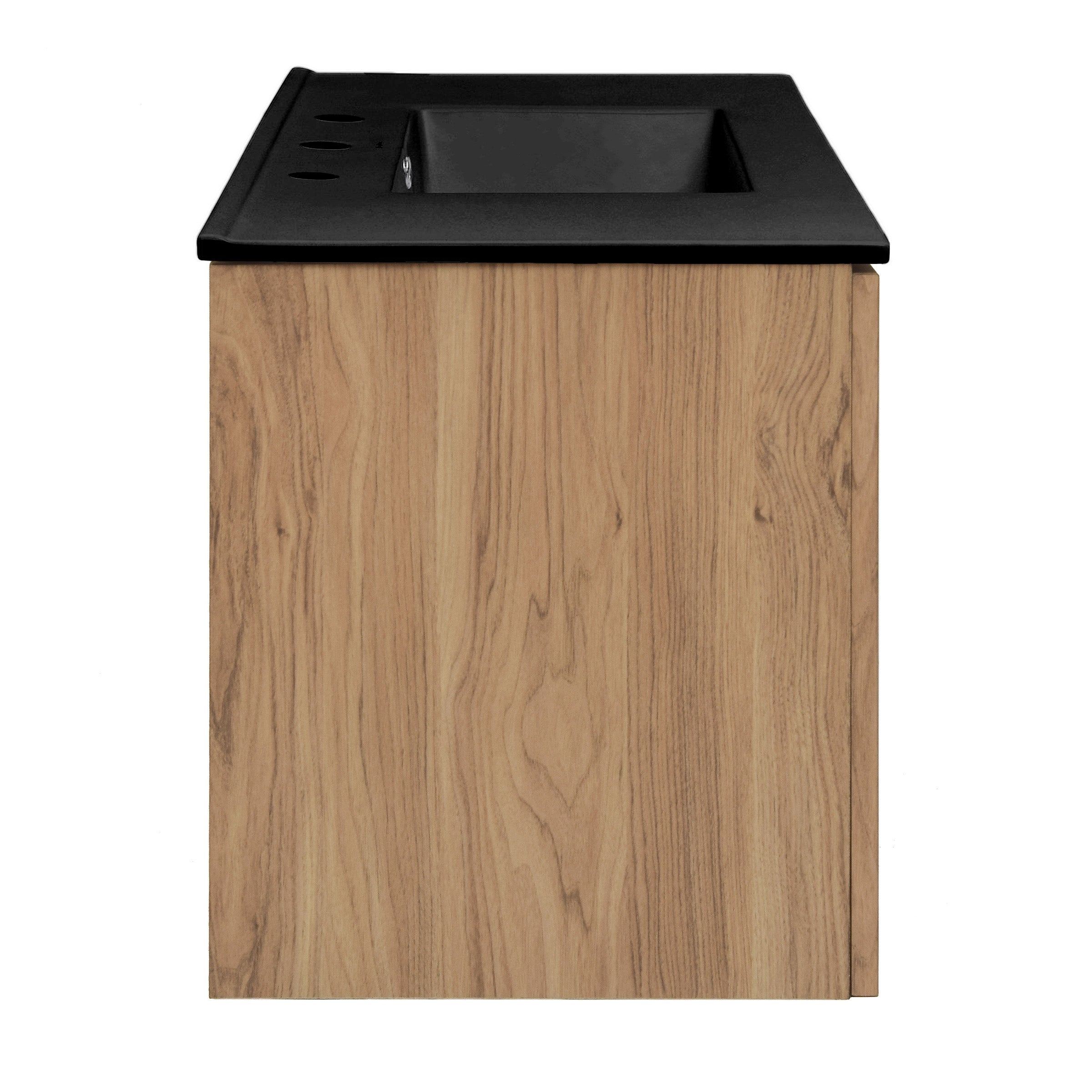 Golden Oak / Matte Black / 3-Hole