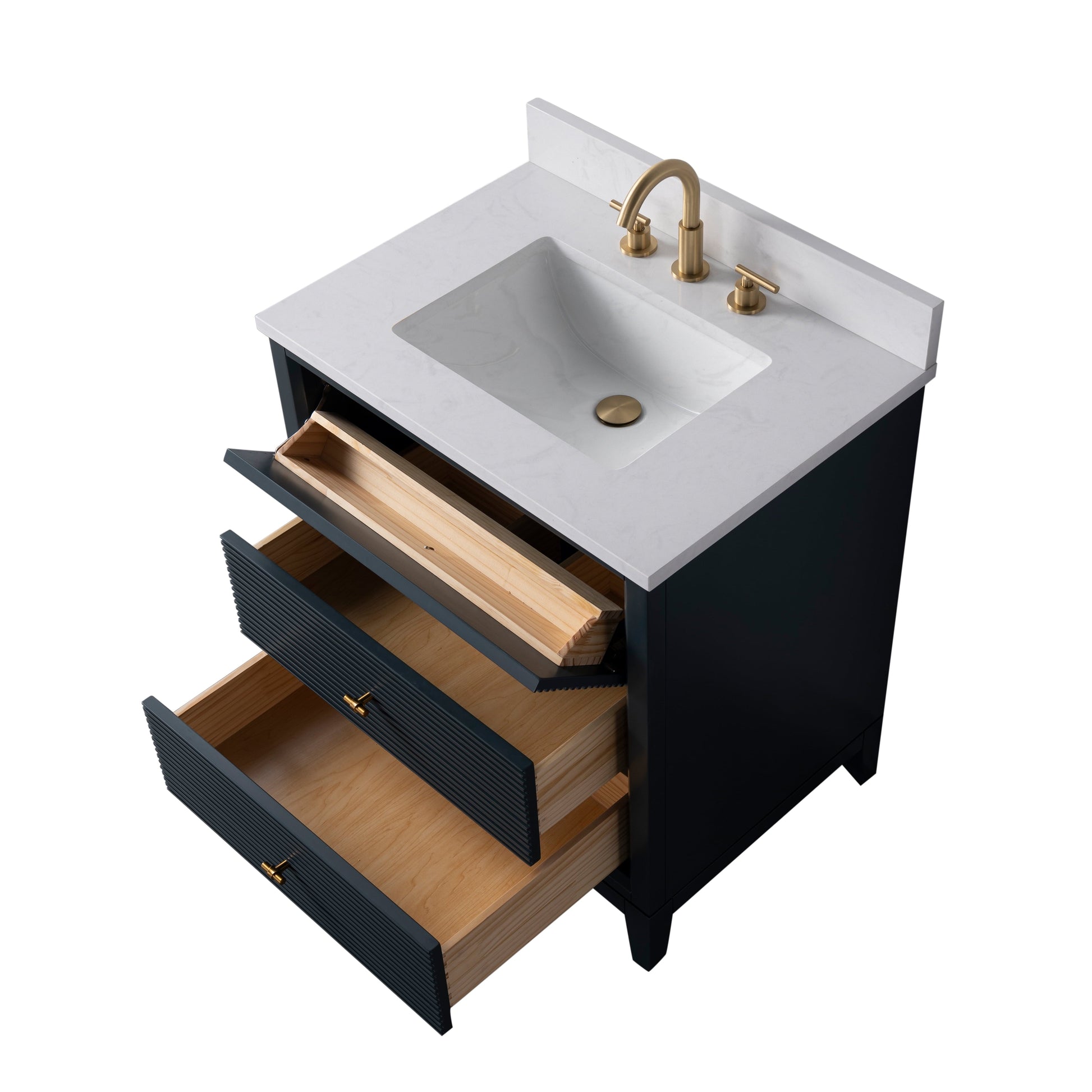 Linear Vintage Spruce Blue / Brushed Nickel