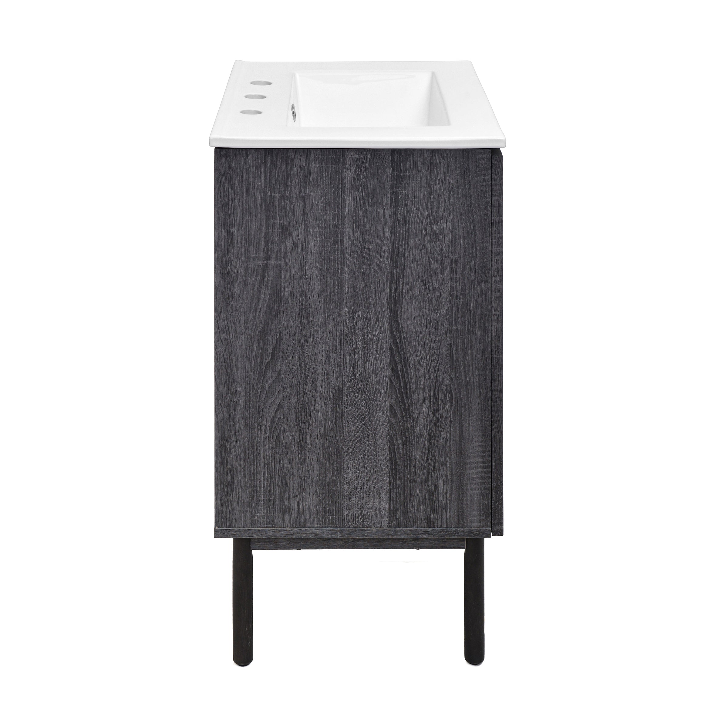 Black Oak / White / 3-Hole