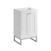 Glossy White / Brushed Nickel