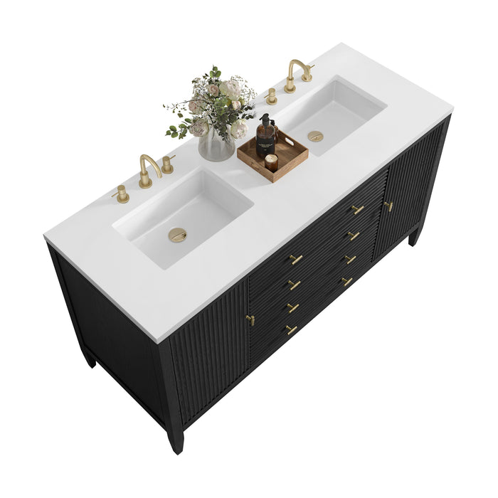 Carbon Oak / White Zeus - 3 Faucet Holes