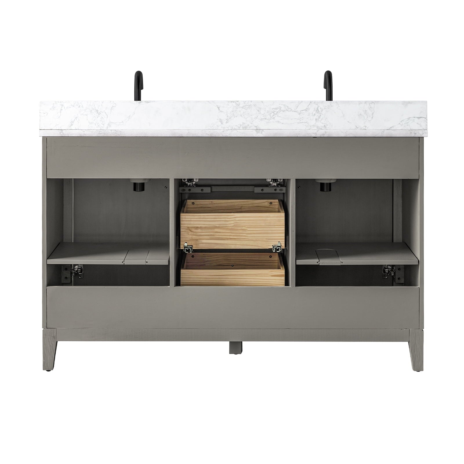 Linear Driftwood Gray / Matte Black