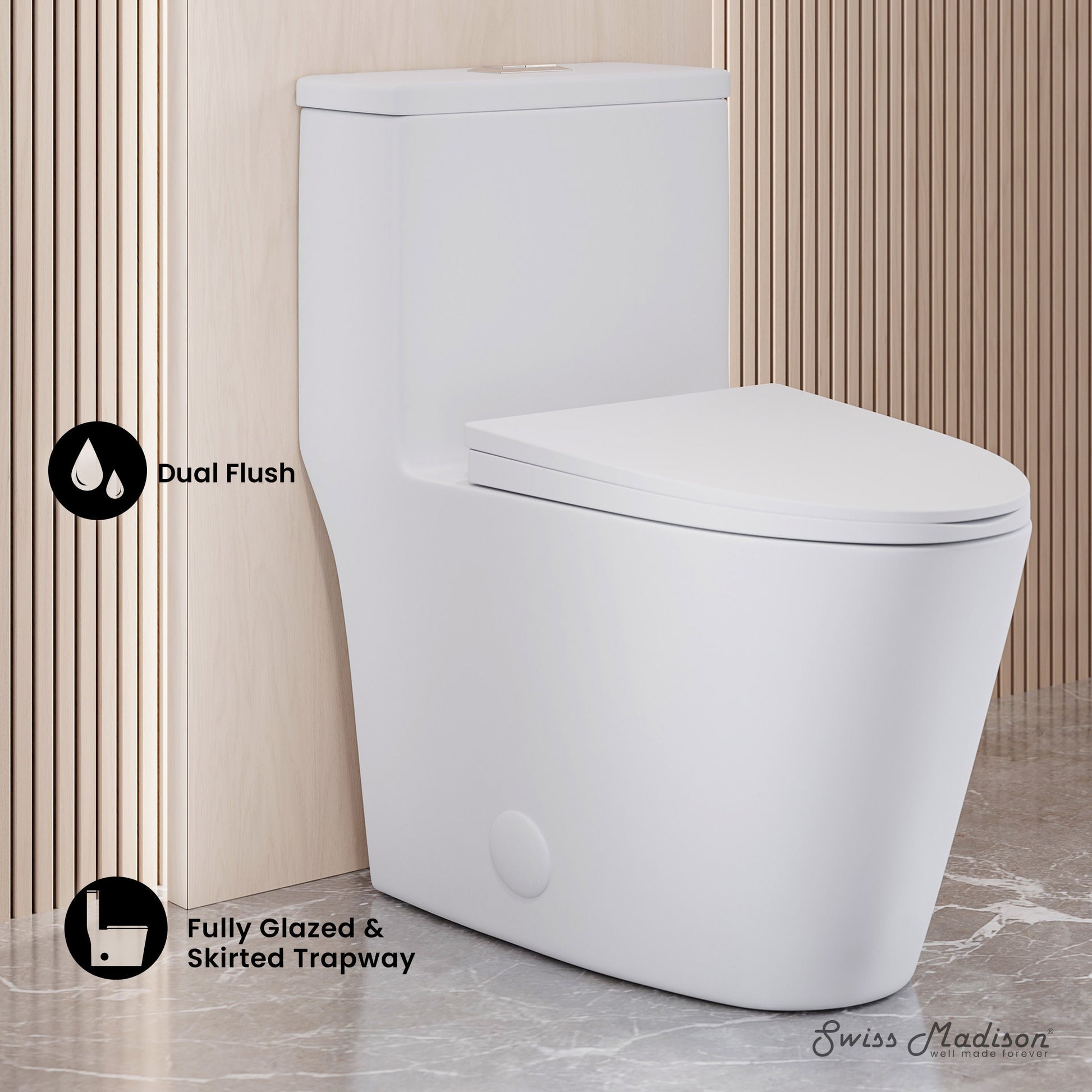 Glossy White / Dual - Top