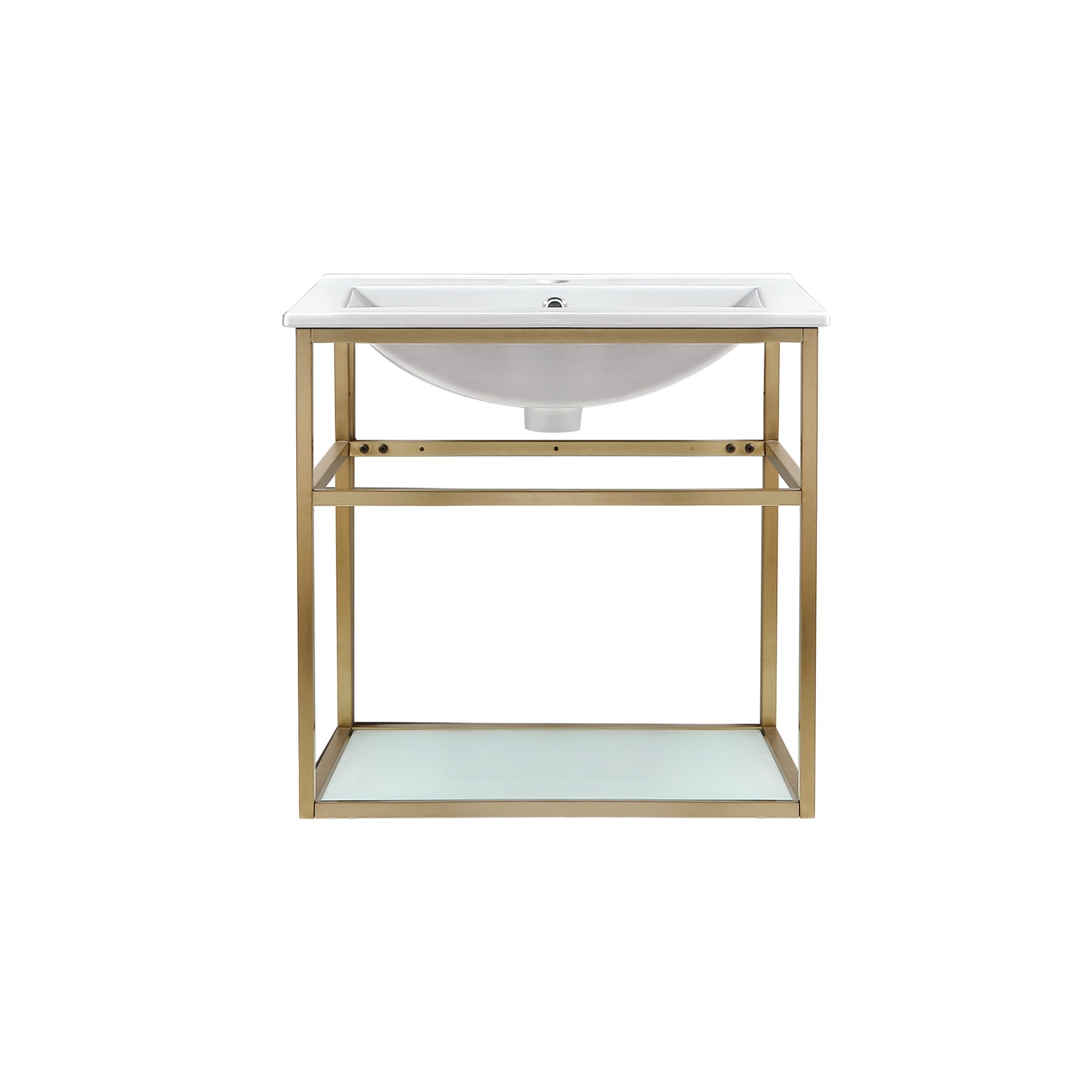 Gold / White / 1-Hole