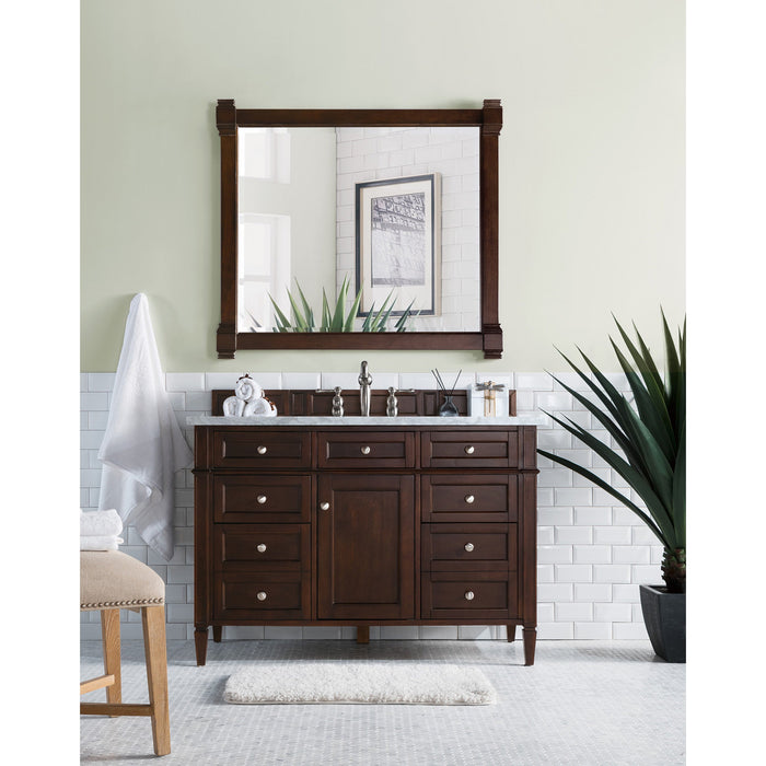 Burnished Mahogany / Carrara White - 3 Faucet Holes
