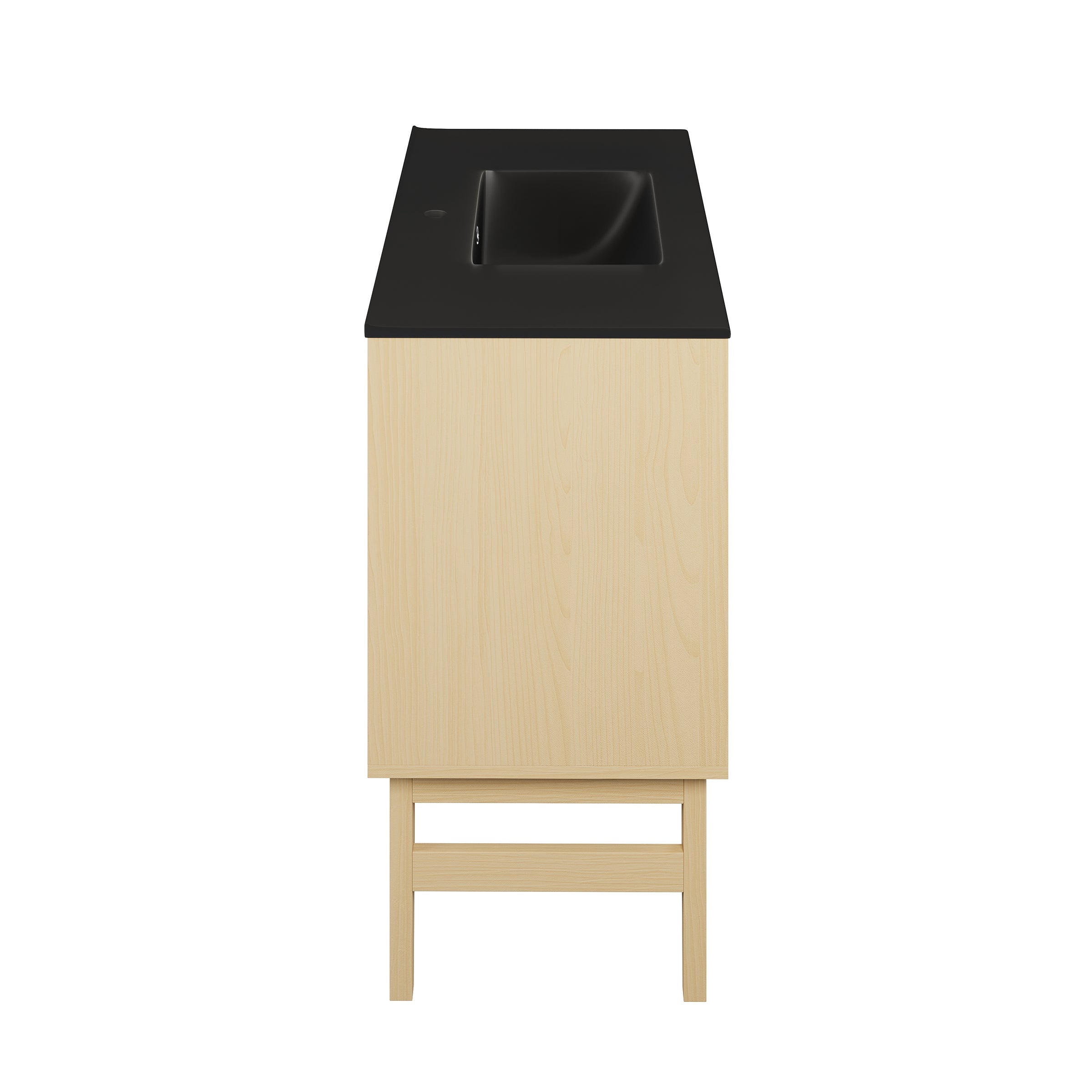 Natural Oak / Matte Black / 1-Hole