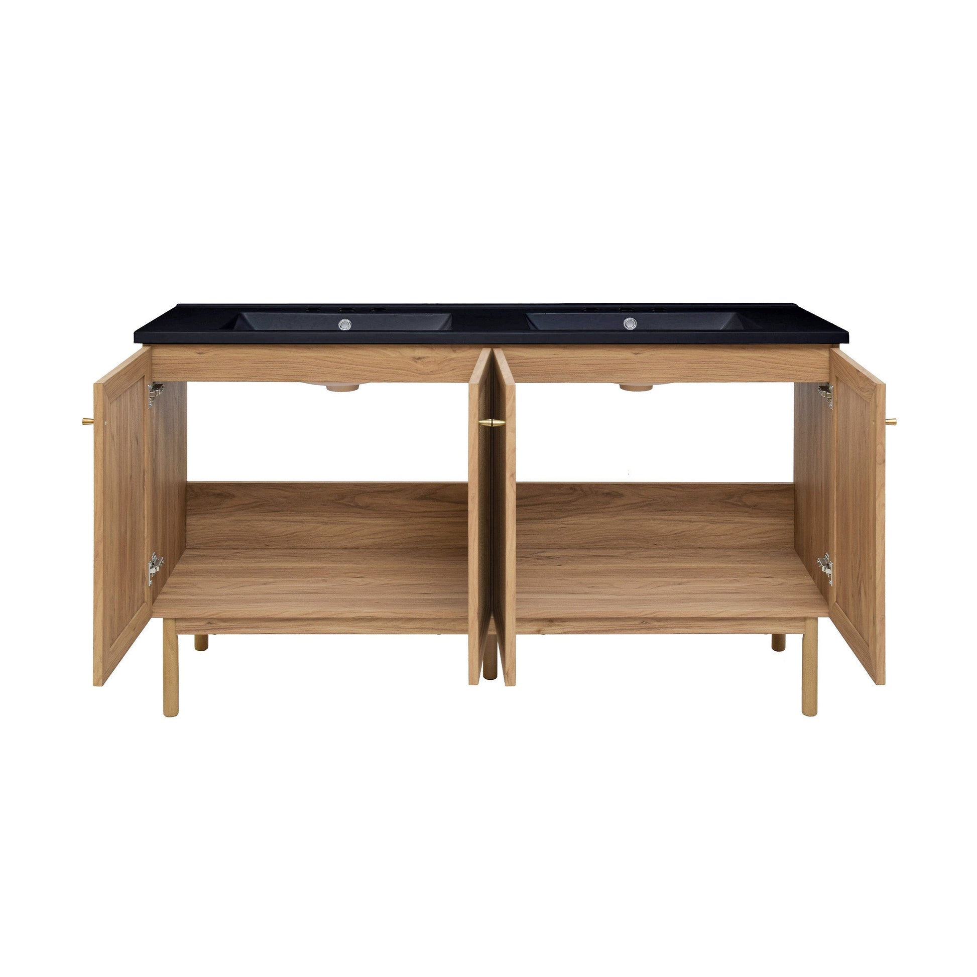Golden Oak / Matte Black / 3-Hole