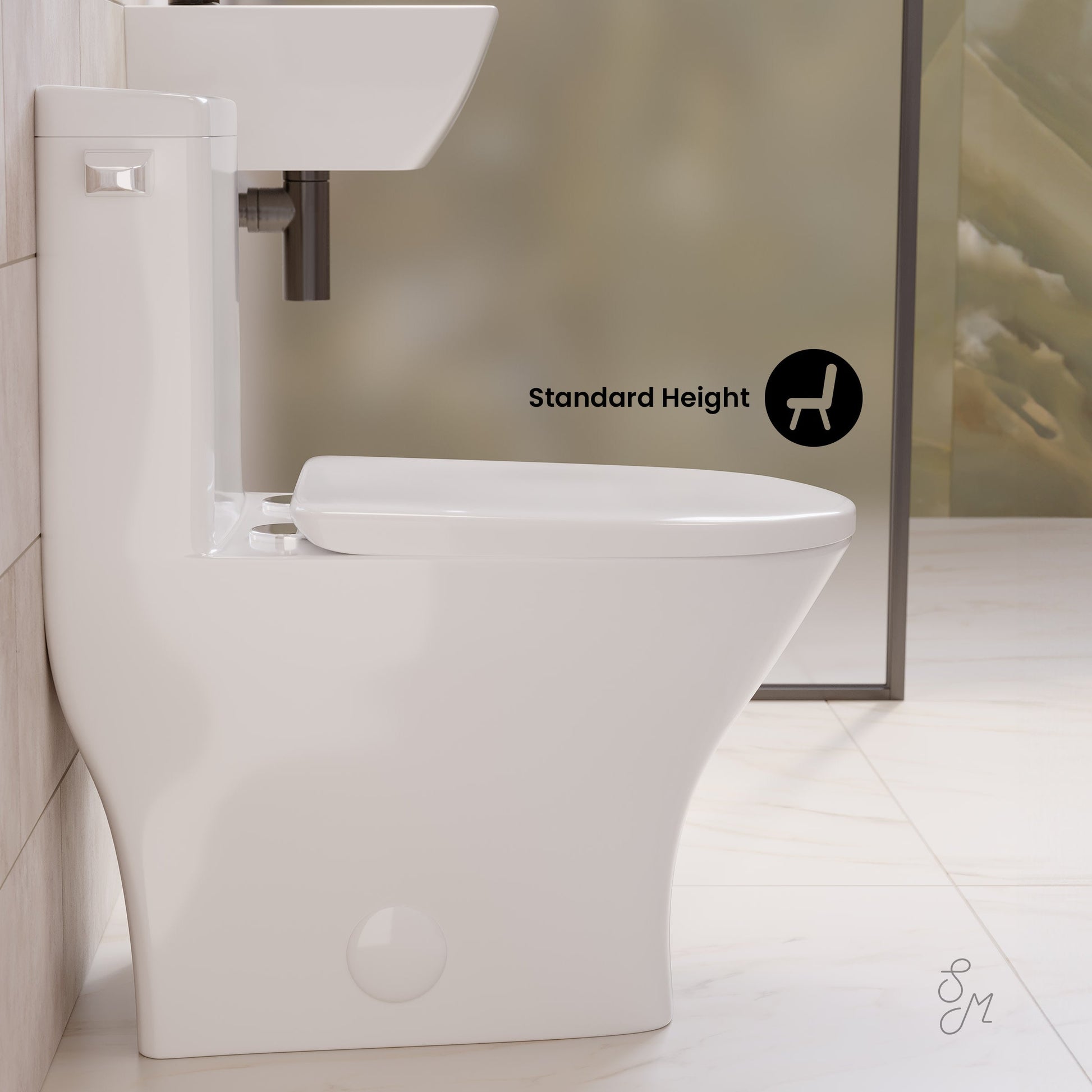 Glossy White / Single - Left / Single Piece