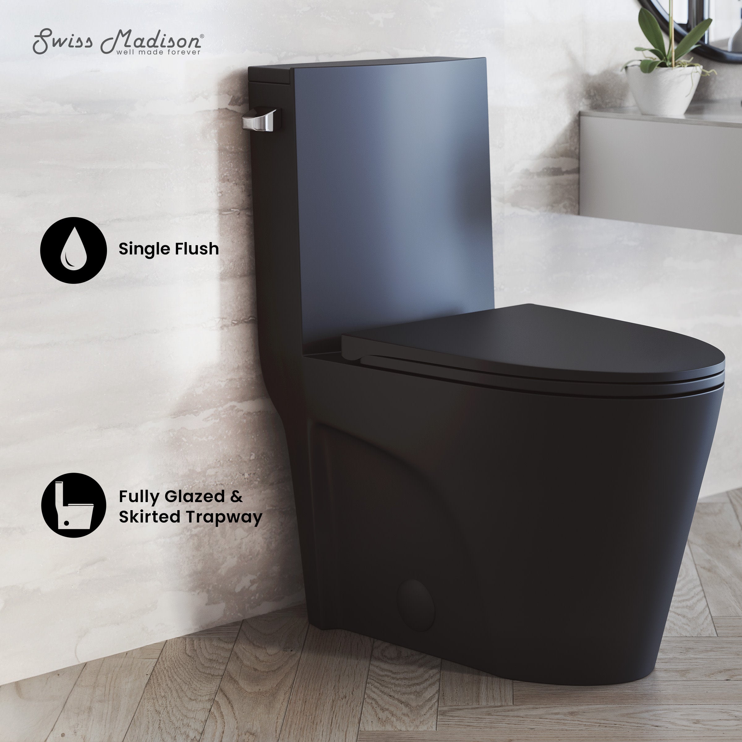 Matte Black / Single - Left