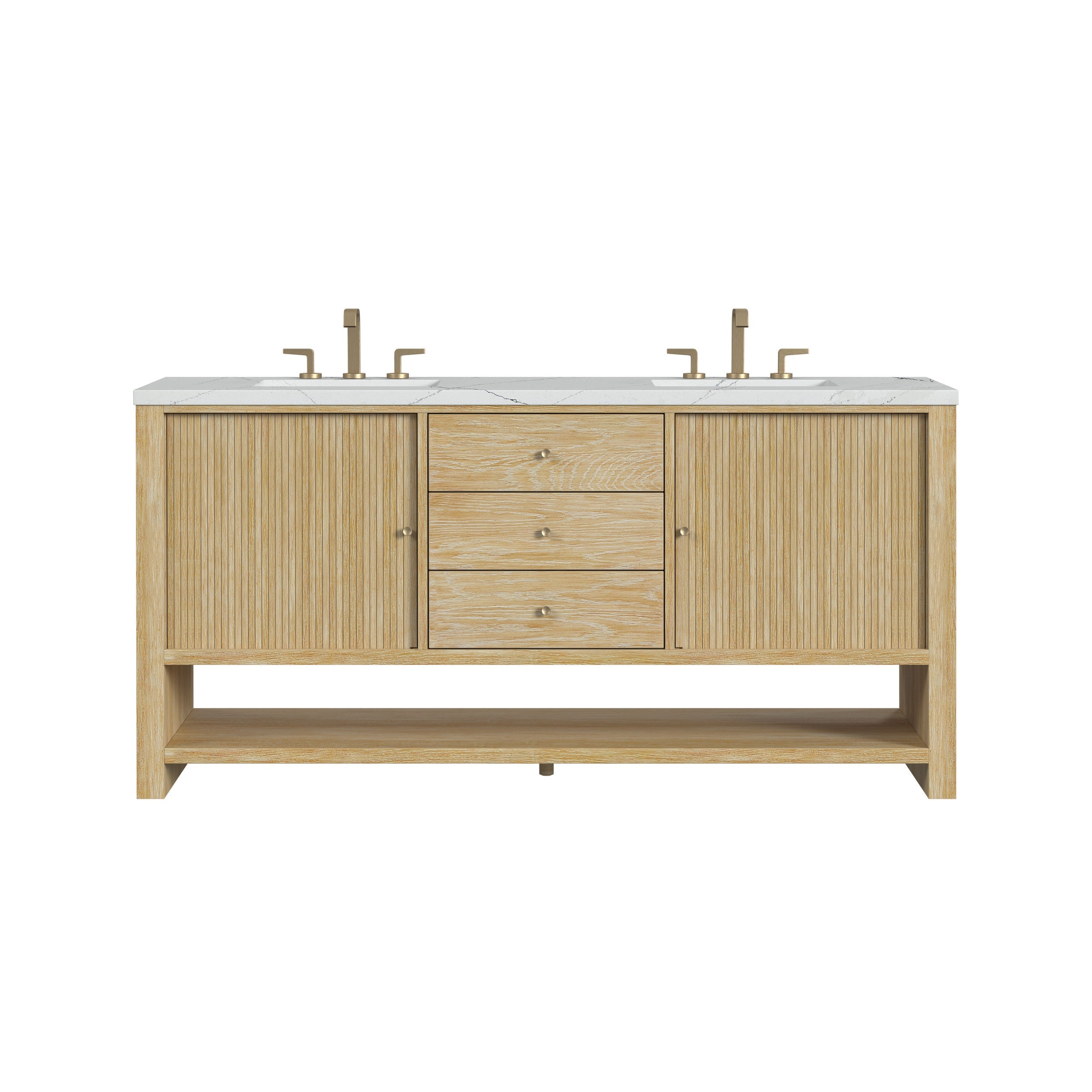 Sunwashed Oak / Ethereal Noctis - 3 Faucet Holes