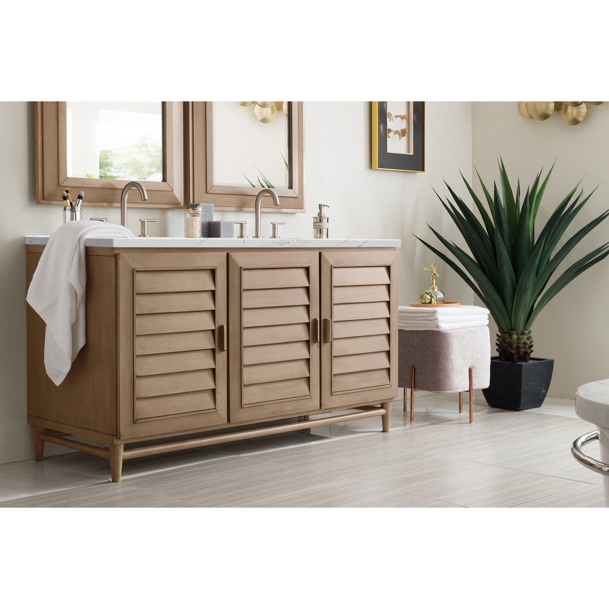 Whitewashed Walnut / Ethereal Noctis - 3 Faucet Holes