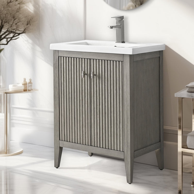 Linear Driftwood Gray / Brushed Nickel