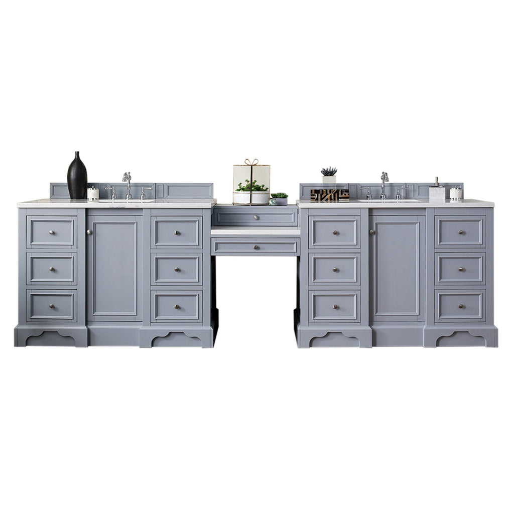 Silver Gray / White Zeus - 3 Faucet Holes