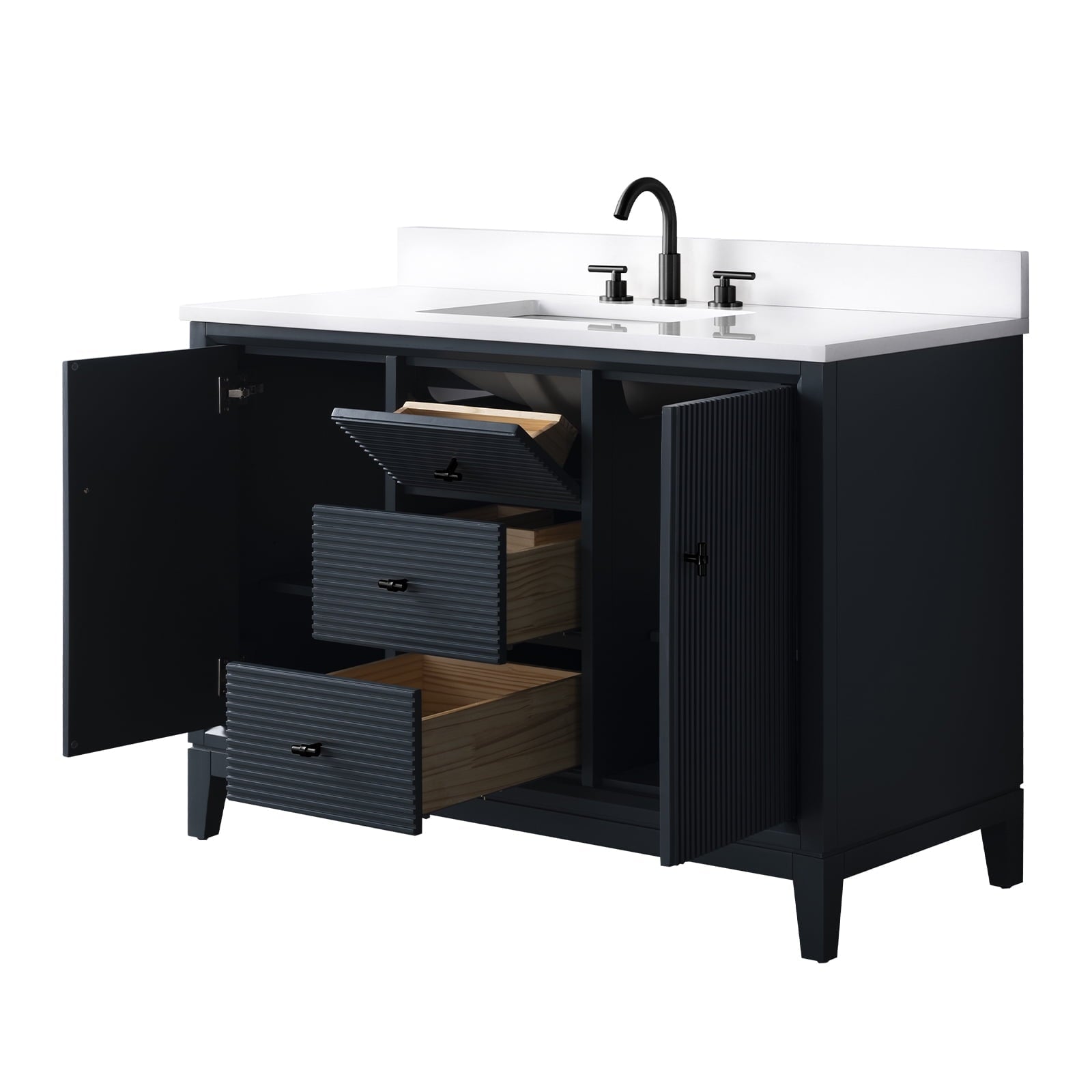 Linear Vintage Spruce Blue / Matte Black